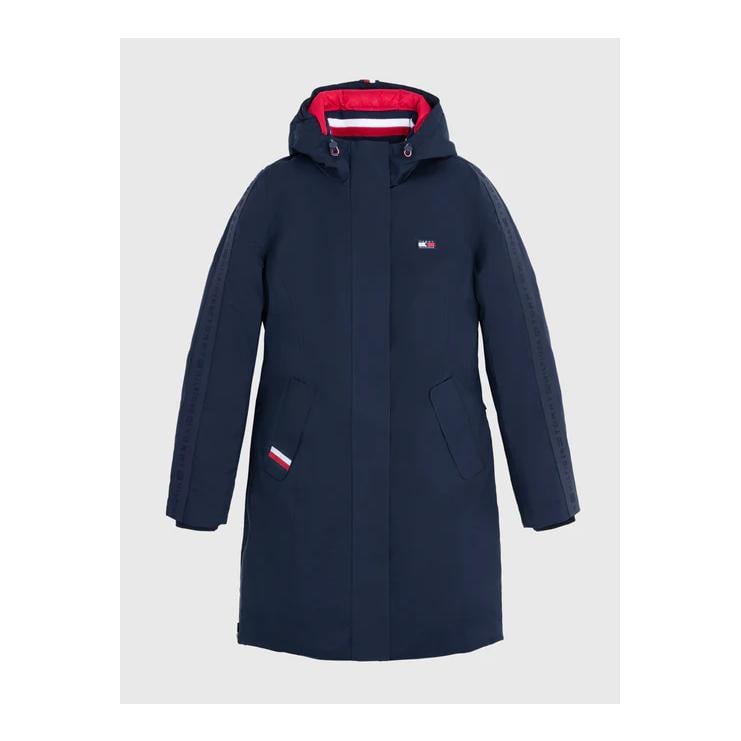 Tommy Hilfiger Equestrian Parka Lang Oregon Damen - Desert Sky - Grösse Bekleidung Damen: S