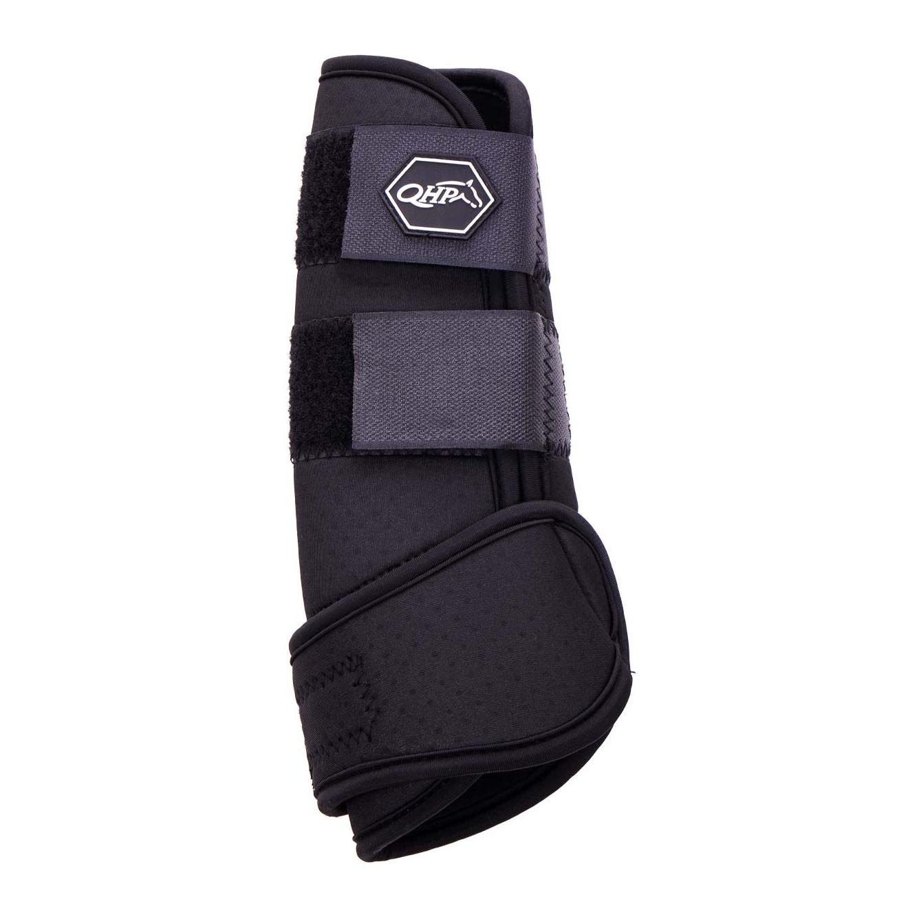 QHP Neopren Air Gamaschen - Schwarz - Grösse Gamaschen: XL