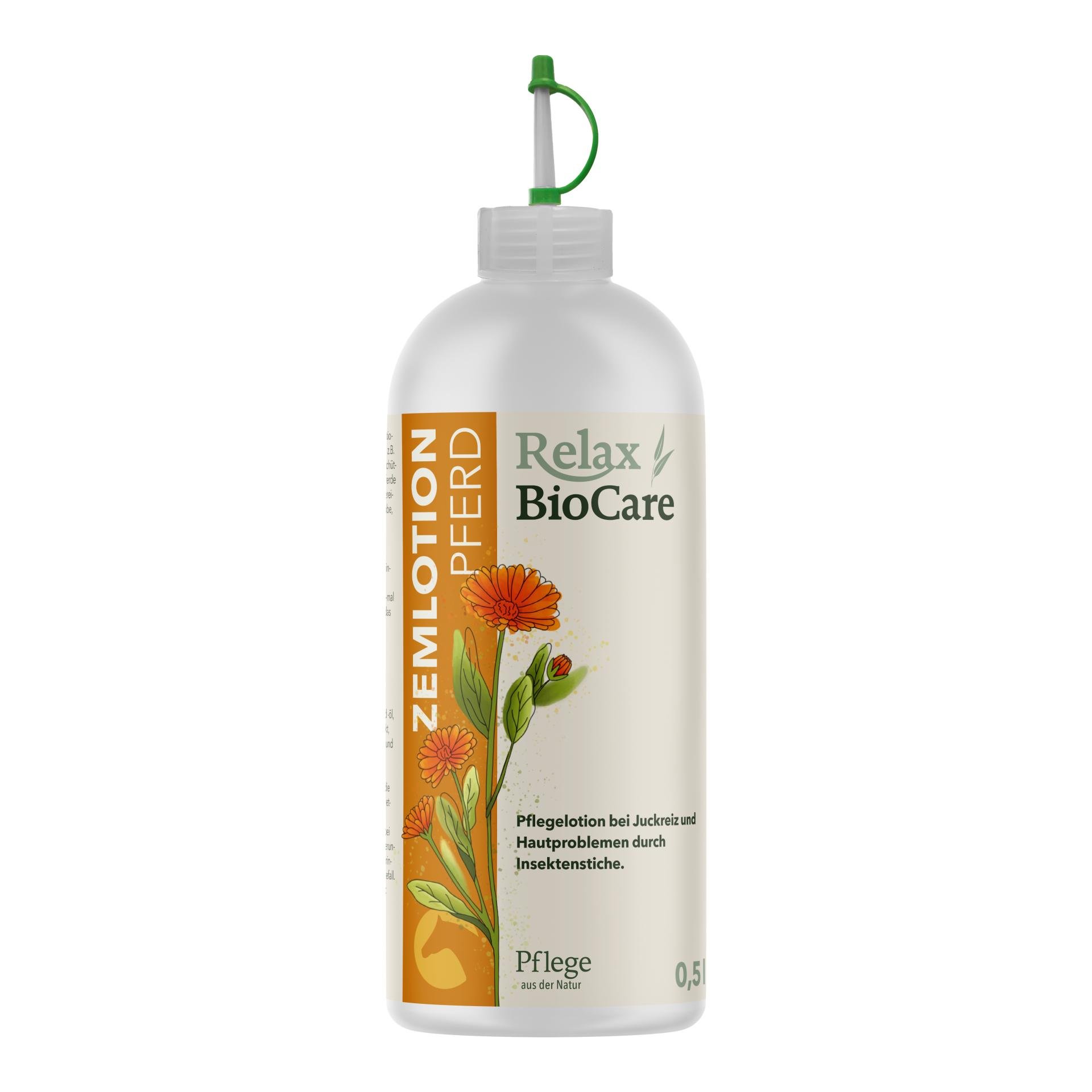 Relax Biocare Zemlotion für Pferde - Weiss/Gelb - Inhalt: 500 ml