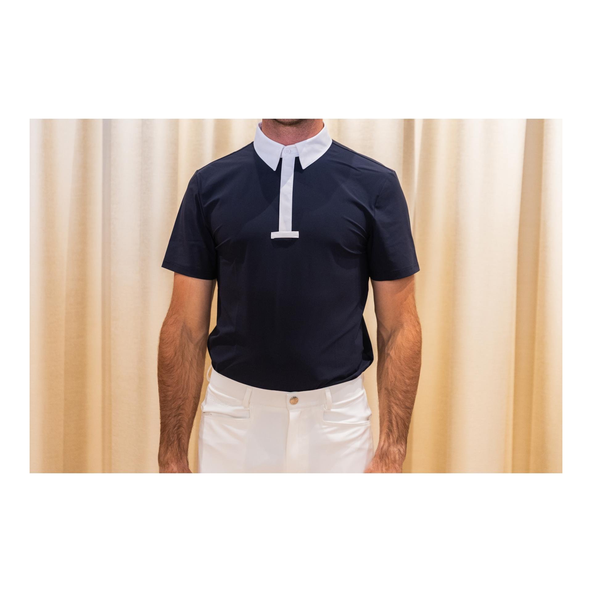 Kentucky Turniershirt Herren Classic Kurzen Ärmeln - Navy - Grösse Bekleidung Herren: 52