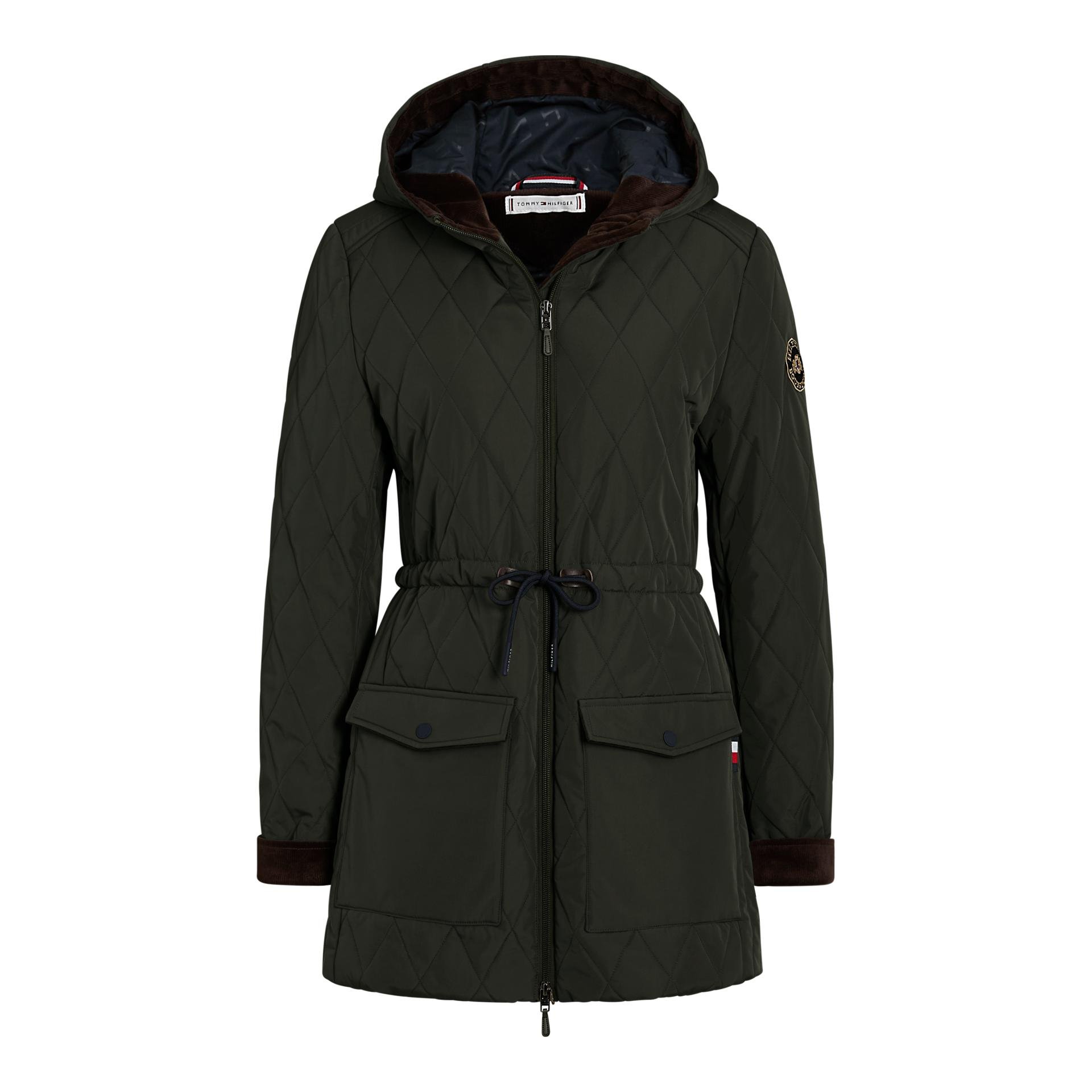 Tommy Hilfiger Equestrian Steppjacke Forest Damen - Pine - Grösse: XL