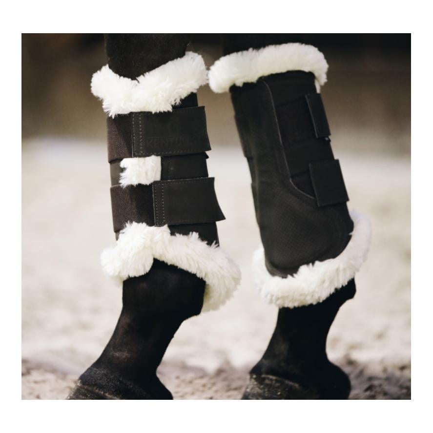 Kentucky Arbeitsgamaschen Turnout Boots Air - braun Grösse: L