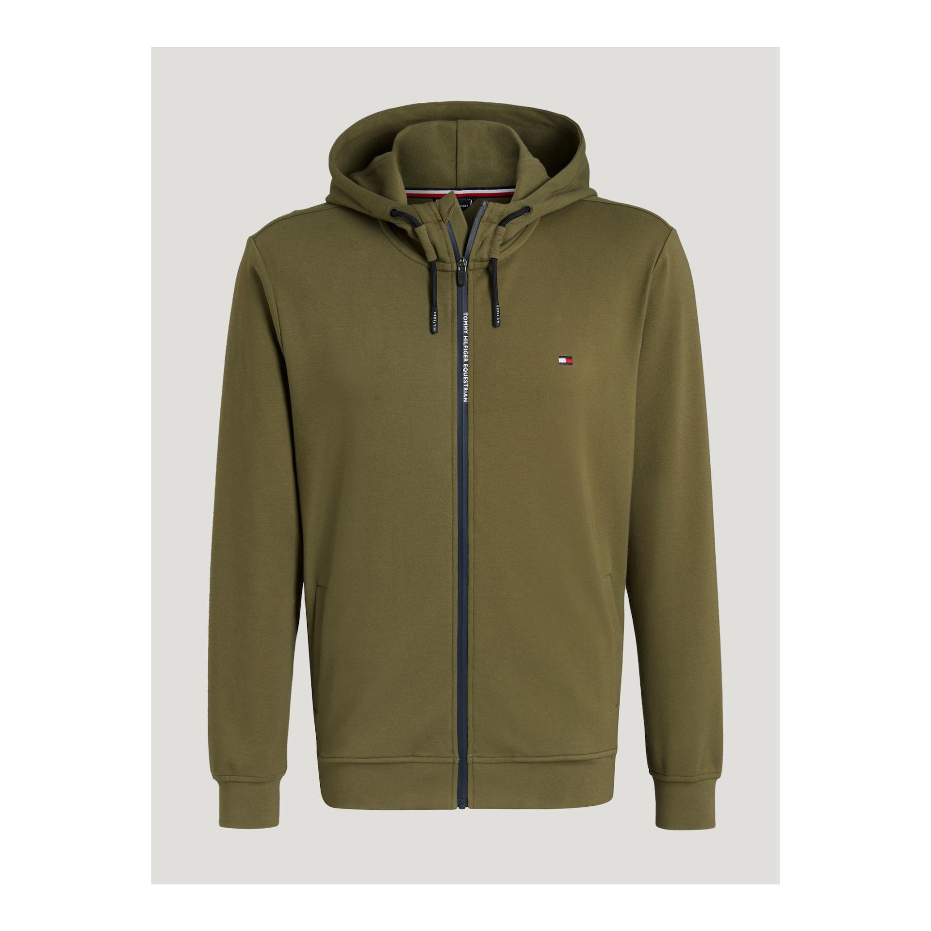 Tommy Hilfiger Equestrian Hoodie Glenn Herren - Utility Olive - Farbe: Utility Olive, Grösse Bekleidung Herren: S