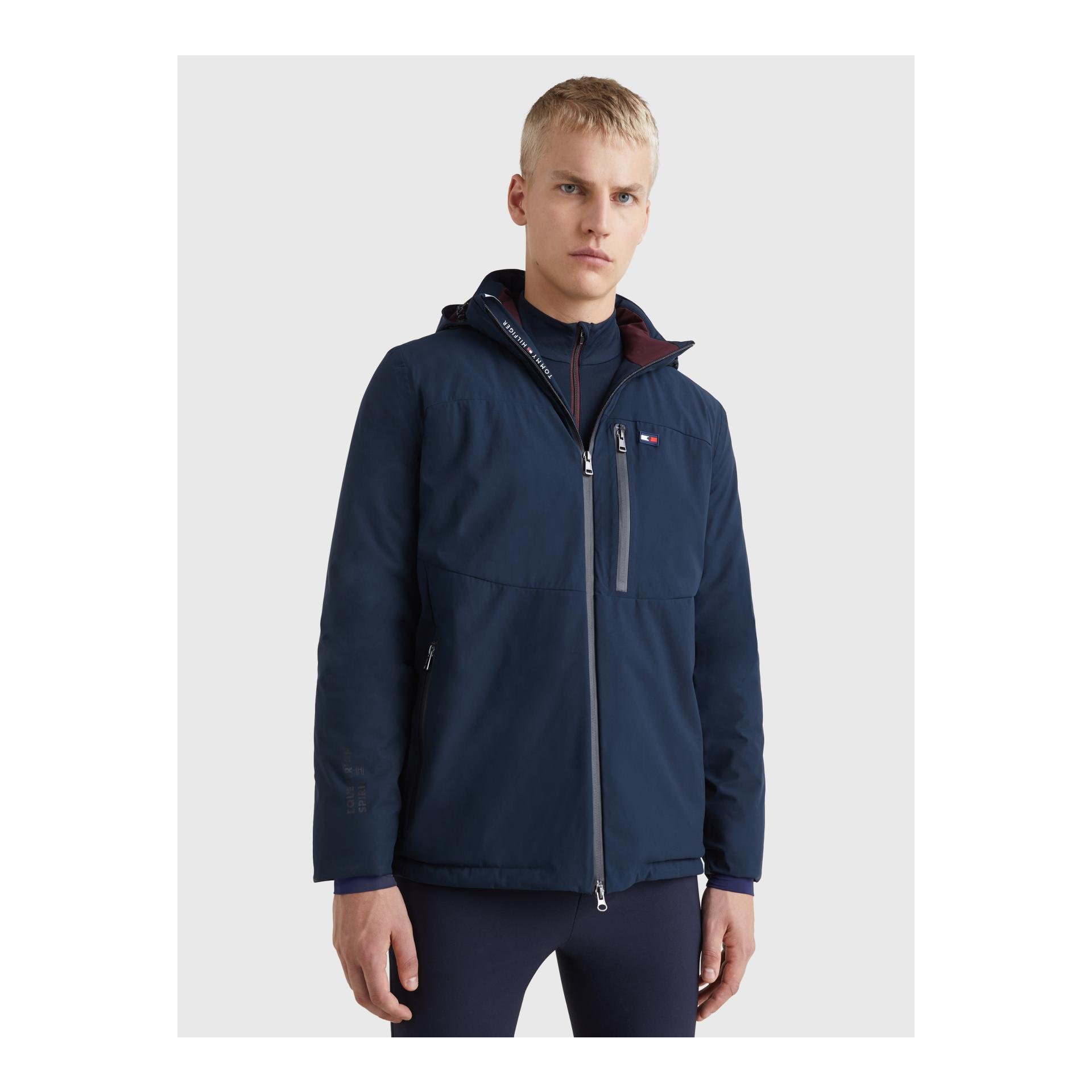 Tommy Hilfiger Equestrian Jacke Eco-Loft Performance Herren - Desert Sky - Grösse Bekleidung Herren: XL