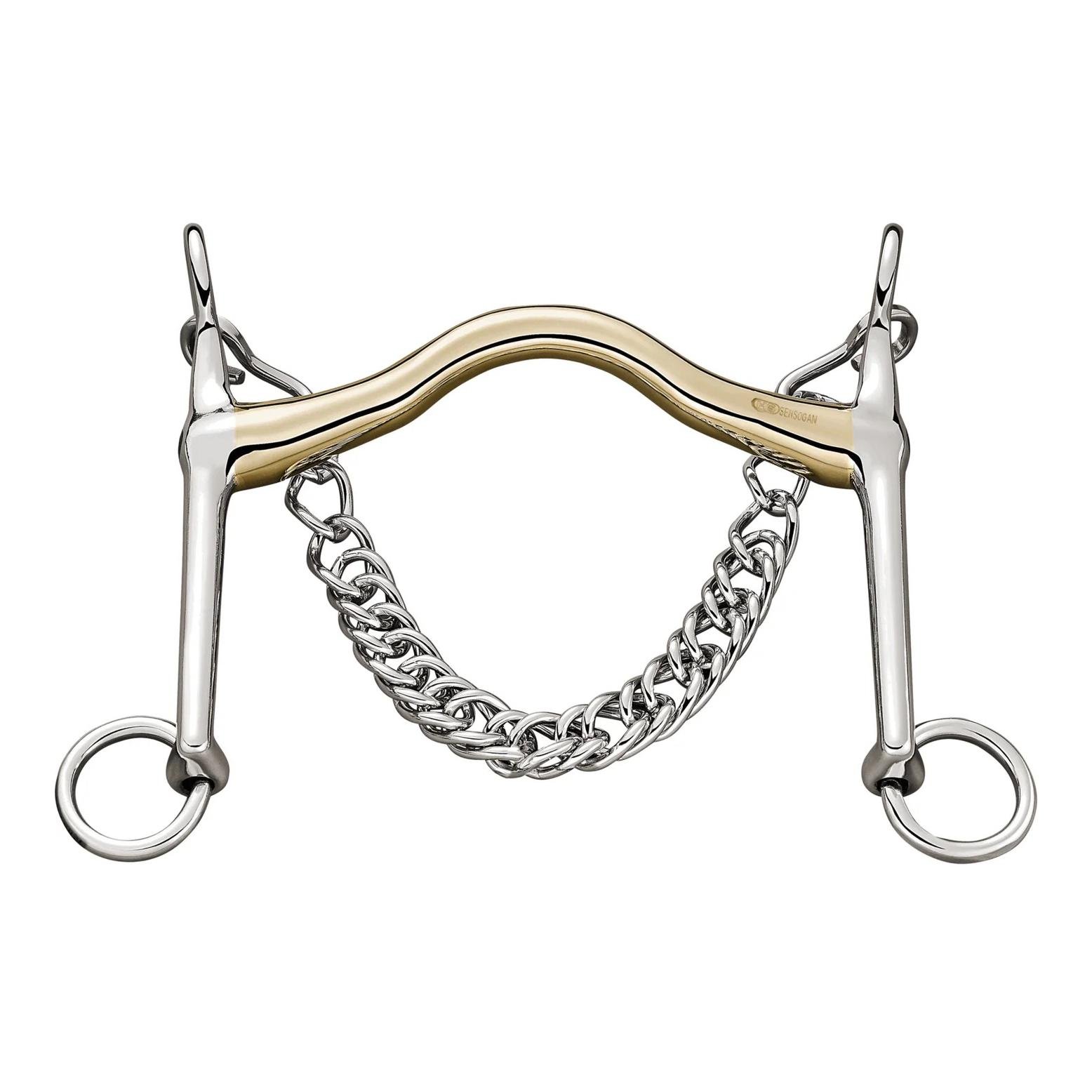 Sprenger Bemelmans Reitkandare 14 mm - Sensogan, lange Anzüge Gebisslängegrösse: 14.5 cm