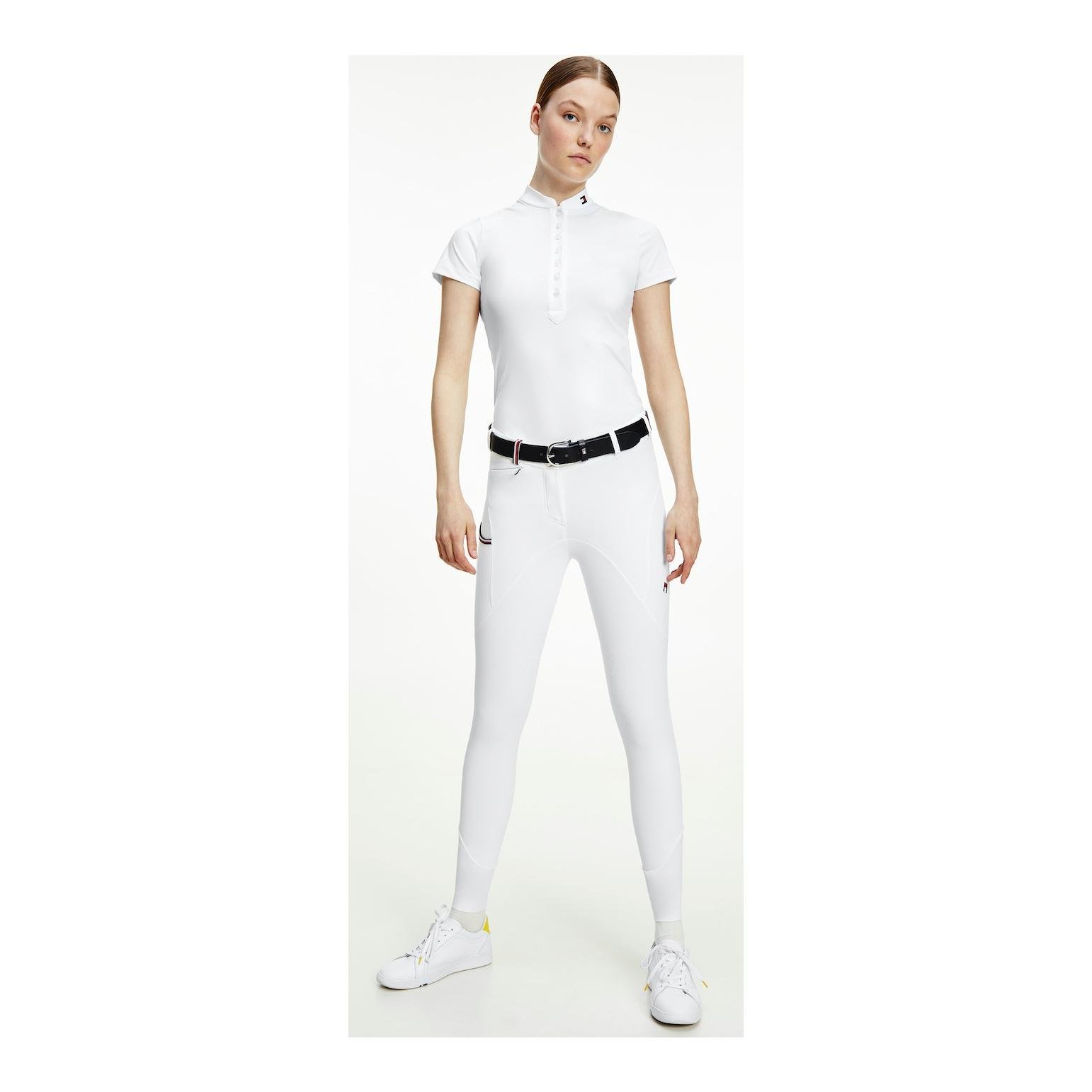 Tommy Hilfiger Equestrian Reithosen Kniegrip Performance Damen - Th Optic White - Grösse Bekleidung Damen: L