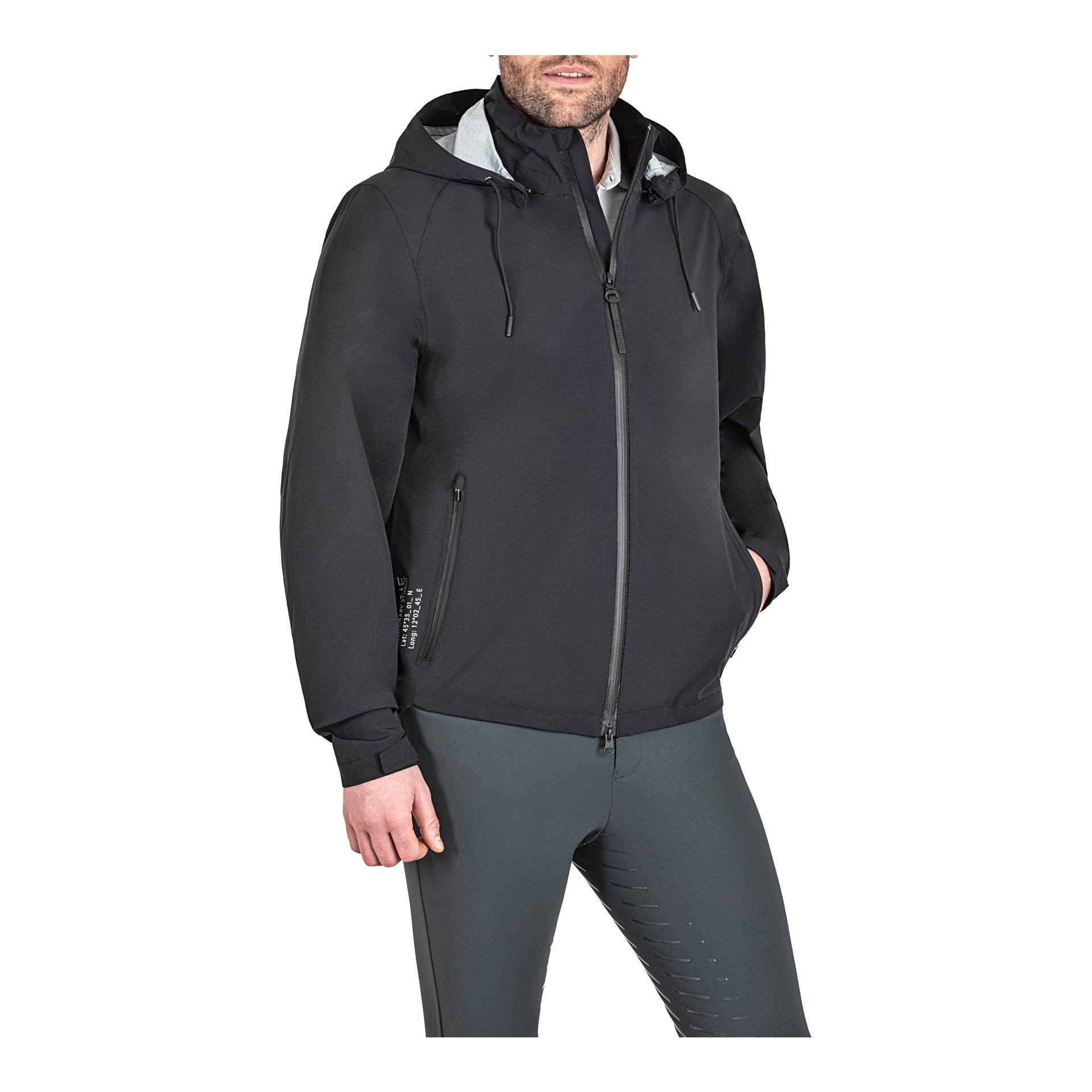 Equiline Regenjacke Colinec Herren - black Grösse Bekleidung Herren: XL