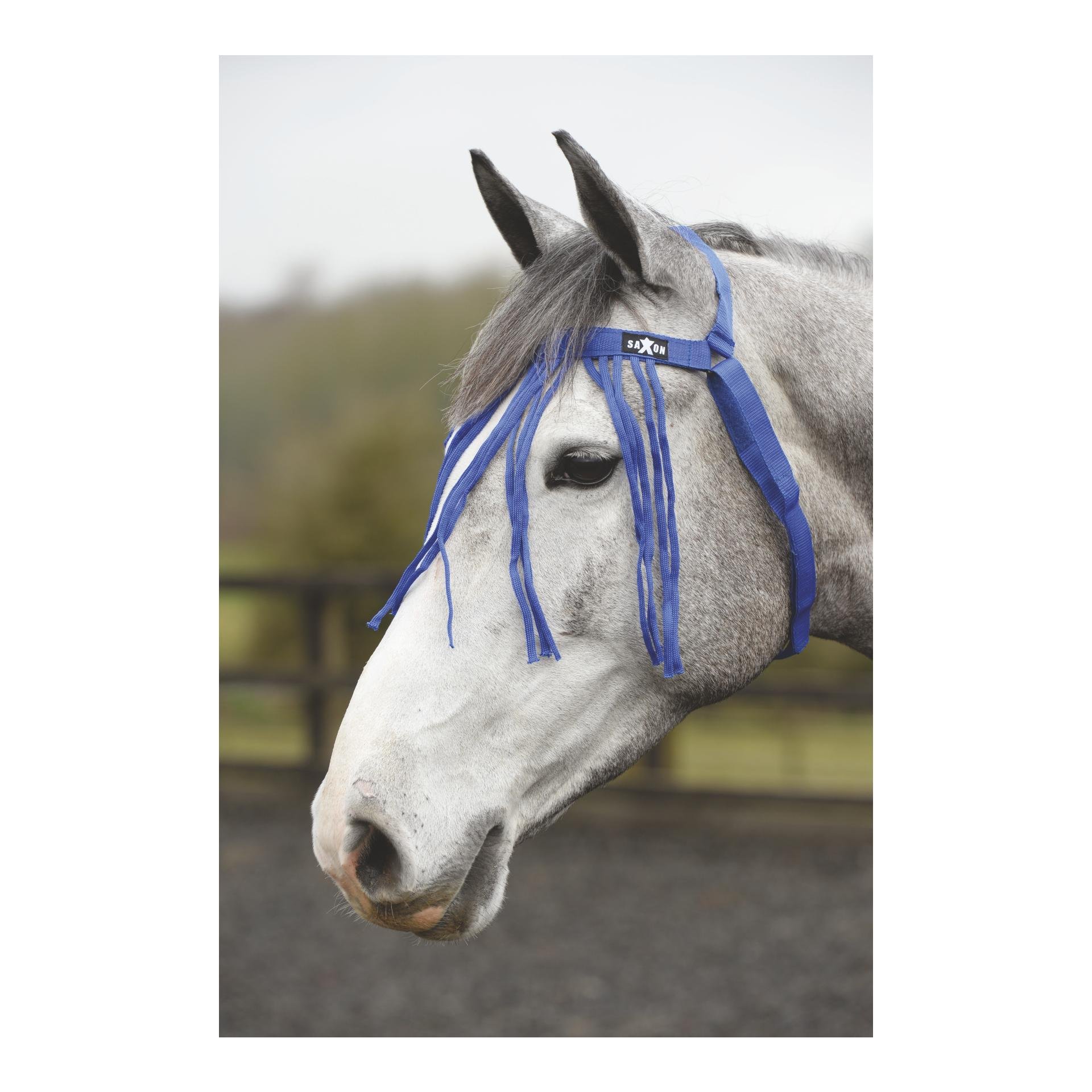 Weatherbeeta Fliegenfransen Saxon - Blau - Grösse Pferd: Full, Farbe: Blau