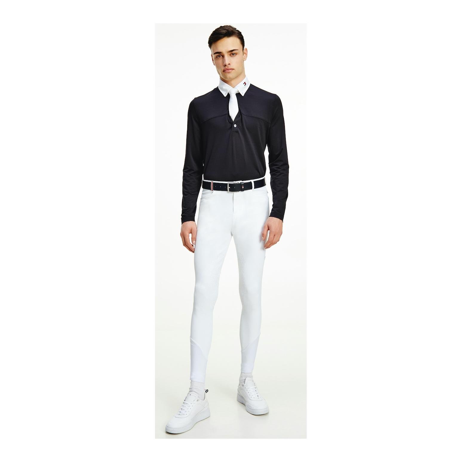 Tommy Hilfiger Equestrian Reithose Kniegrip Performance Herren - Th Optic White Grösse Bekleidung Herren: XS