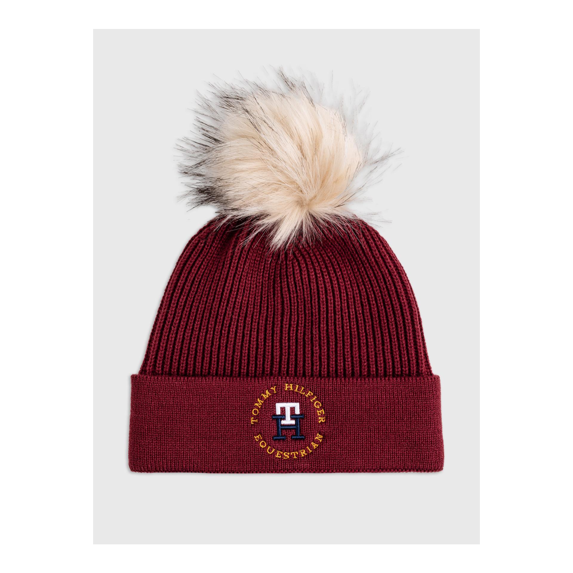 Tommy Hilfiger Equestrian Mütze Vancouver - Rouge - Farbe: Rouge, Grösse: One Size