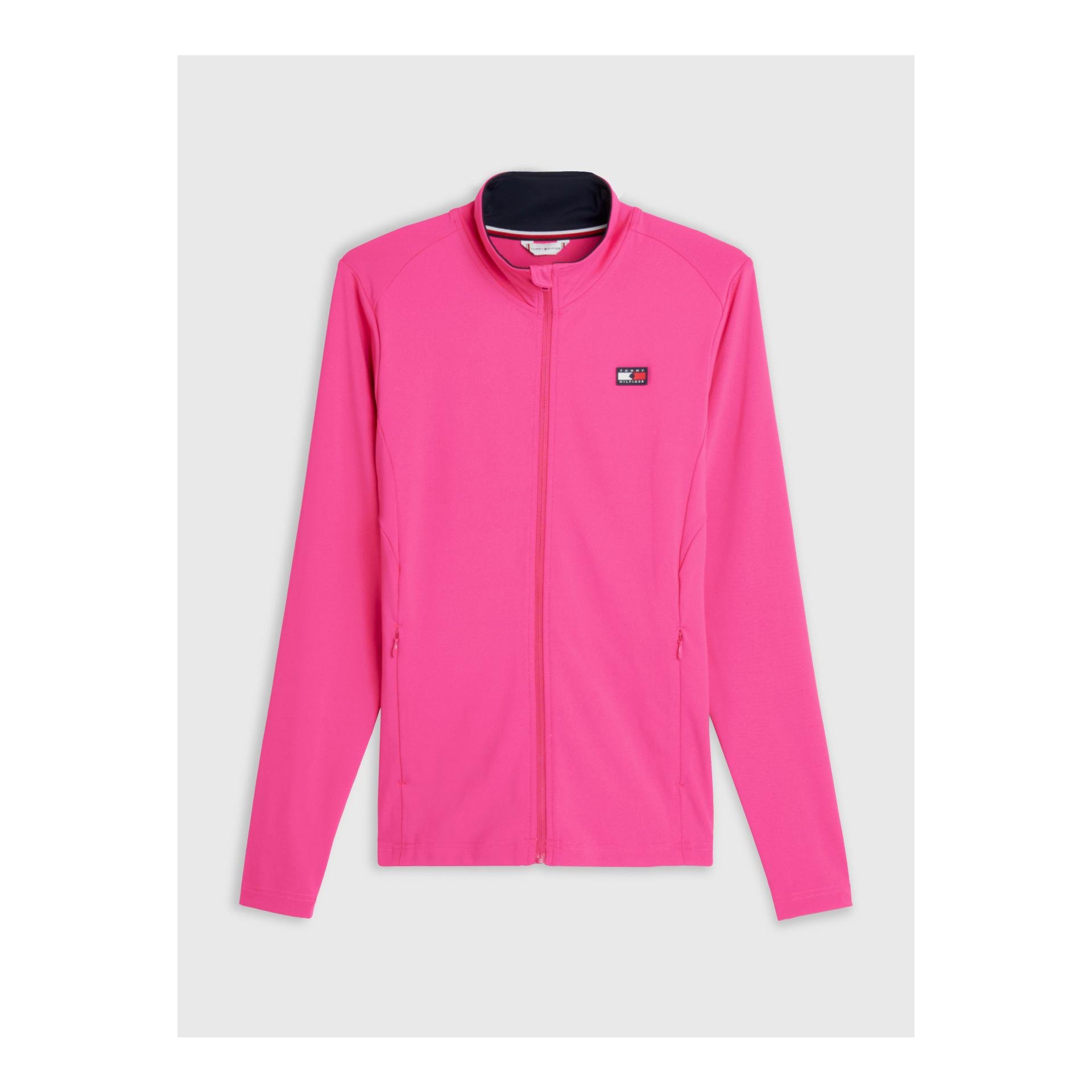 Tommy Hilfiger Equestrian Reissverschluss-Jacke Performance Damen - Hot Magenta - Grösse: XS