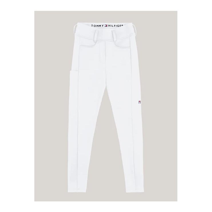Tommy Hilfiger Equestrian Reithose Vermont Vollbesatz Damen - Optic White - Farbe: Optic White, Grösse Bekleidung Damen: L