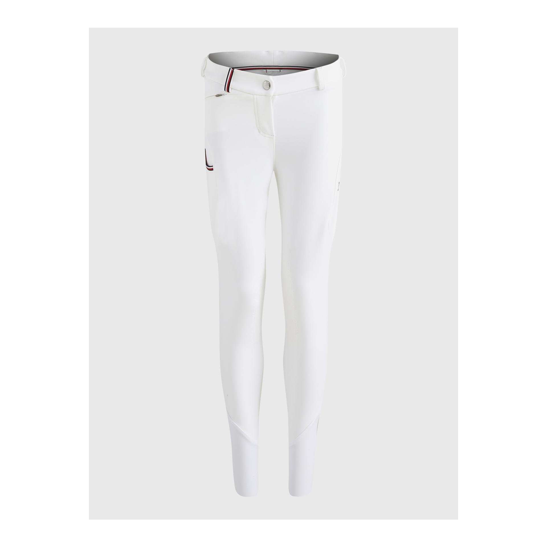 Tommy Hilfiger Equestrian Reithose Performance Kniegrip Damen - Th Optic White - Grösse Bekleidung Damen: XL