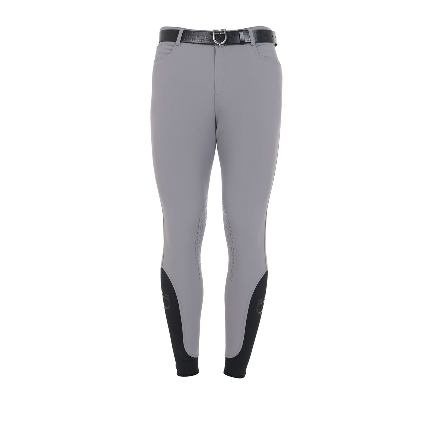Equestro Reithose Caspar Kniebesatz Herren - Frost Grau - Kleidergrösse Herren DE/IT: DE: 48 / IT: 54, Farbe: Frost Grau