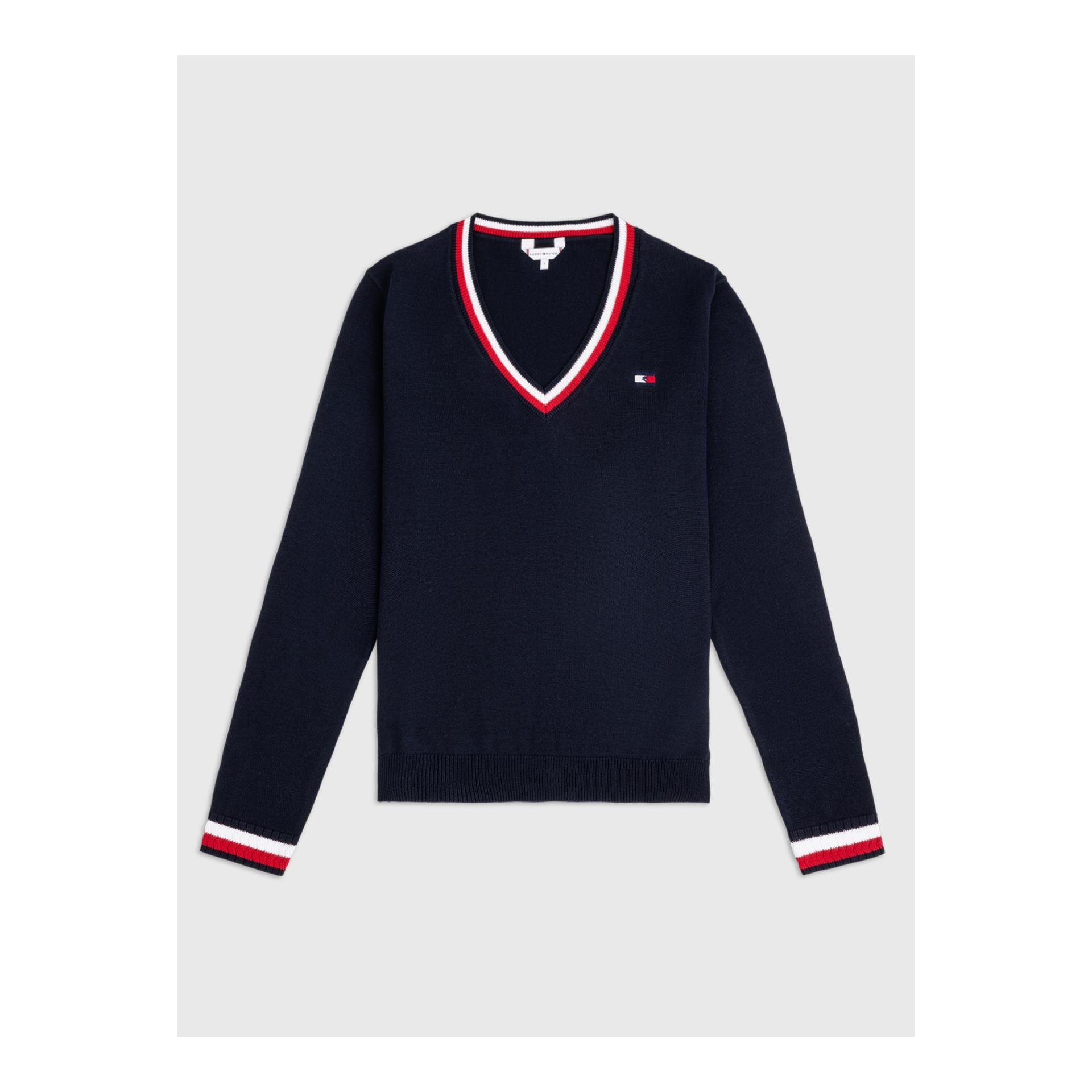 Tommy Hilfiger Equestrian Pullover Indiana Damen - Desert Sky - Grösse Bekleidung Damen: XXS