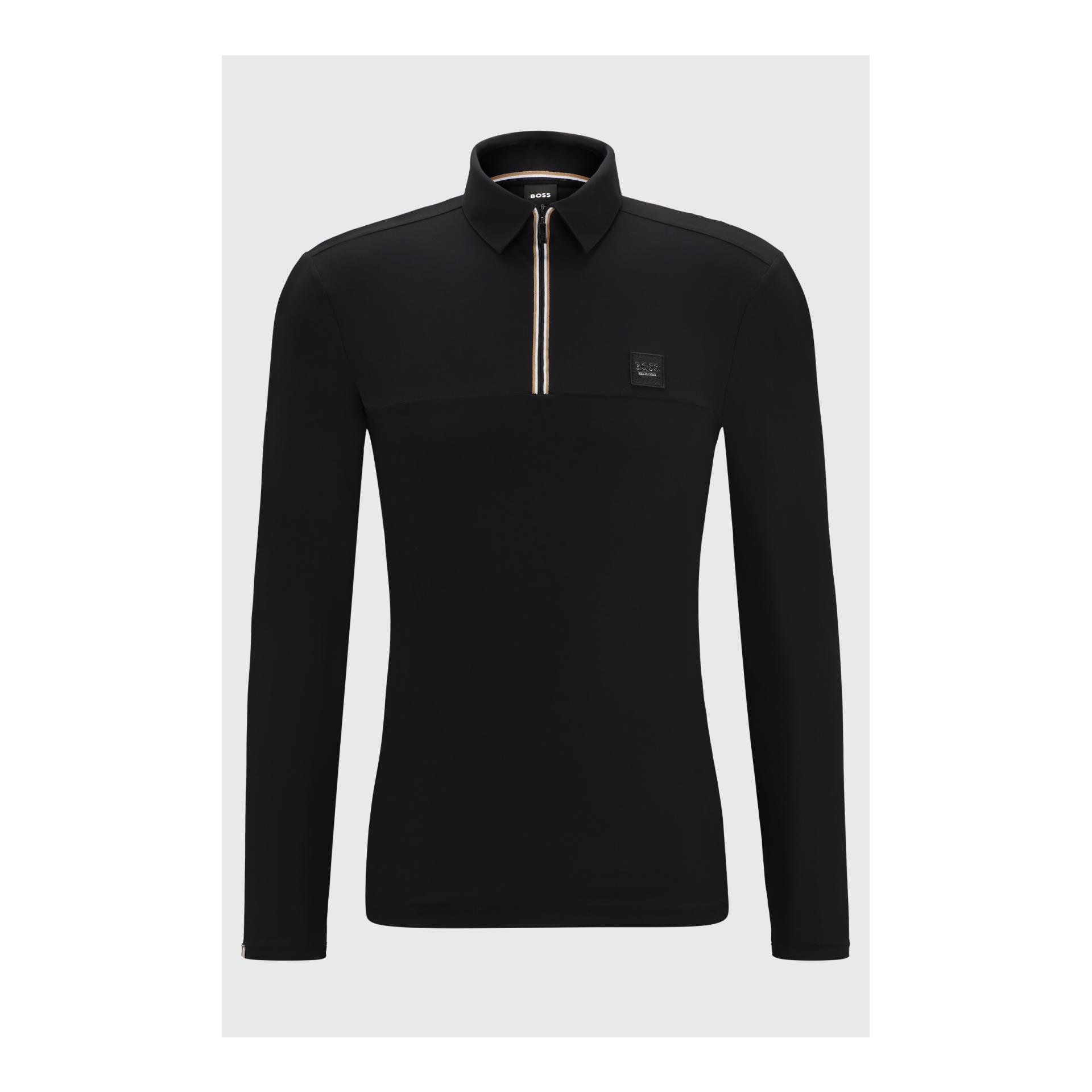 BOSS Equestrian Trainingsshirt Elton Herren - Black - Grösse Bekleidung Herren: L