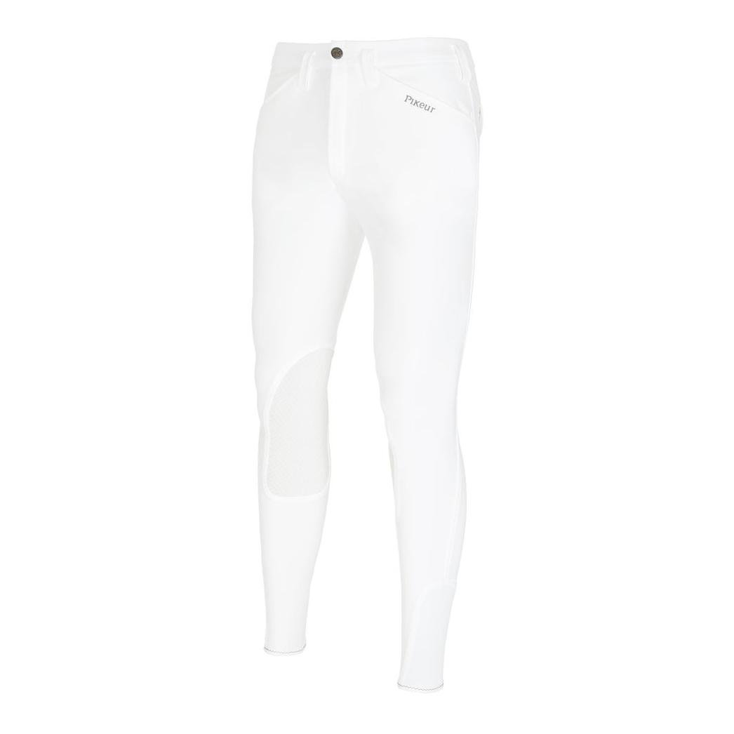 Pikeur Reithose Rodrigo Kniebesatz Herren - White - Grösse Bekleidung Herren: 48, Farbe: White