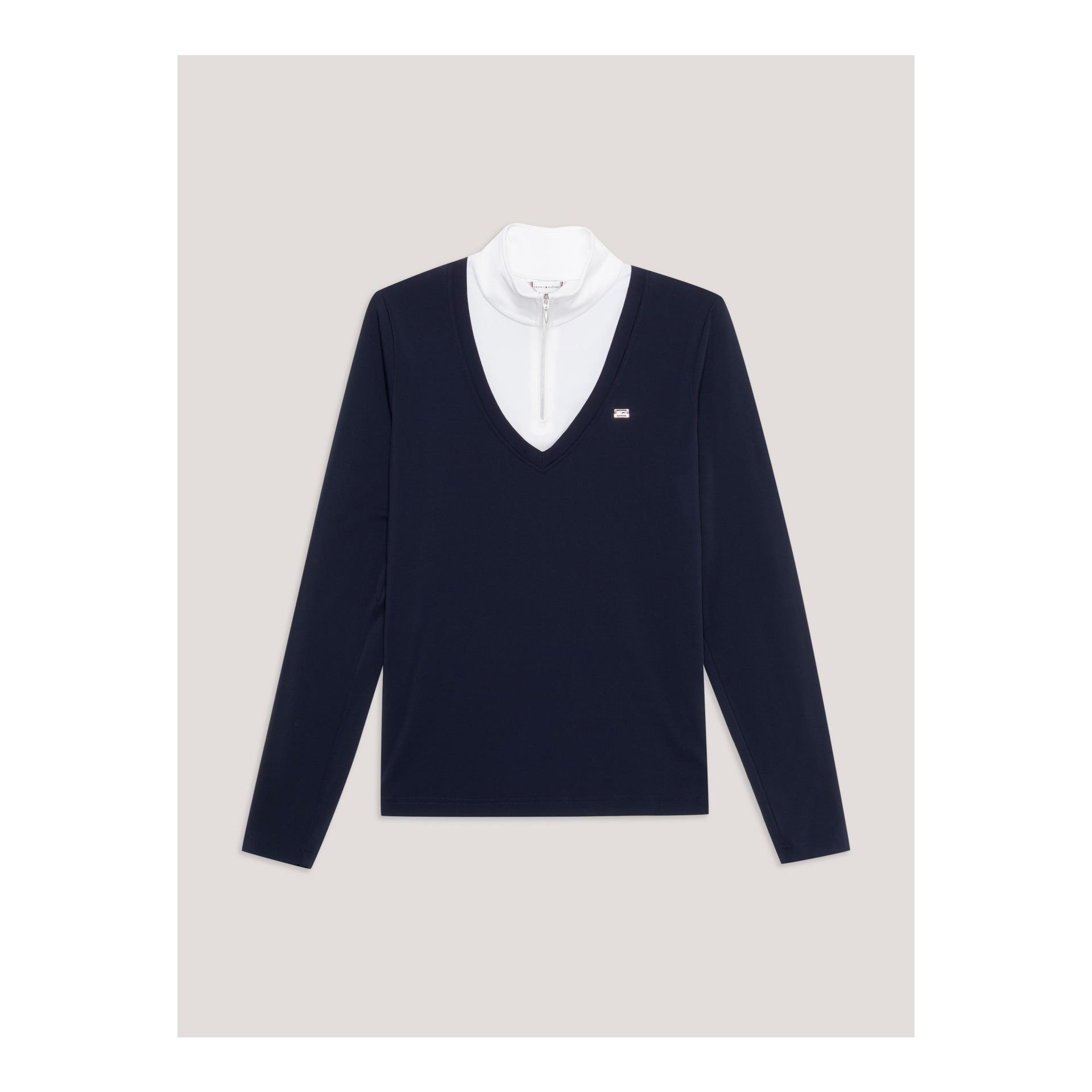 Tommy Hilfiger Equestrian Turniershirt Thermo Damen - Desert Sky - Grösse: M