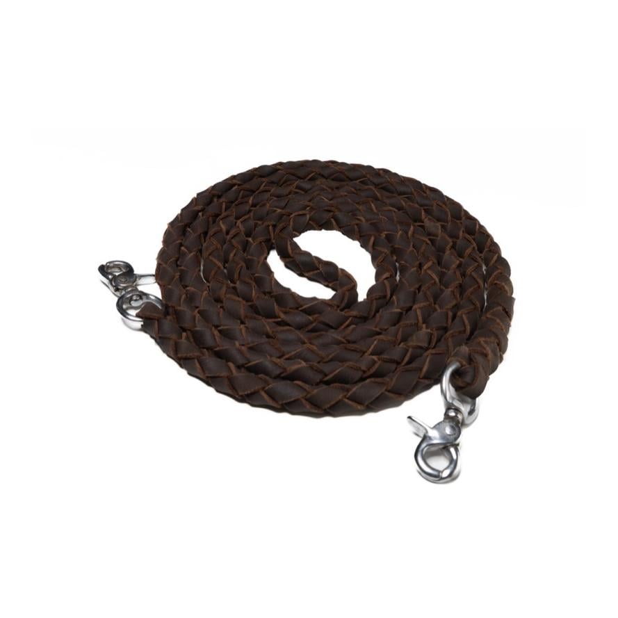 F.R.A Zügel jack zu Bosal tigo - Braun - Länge: 300 cm