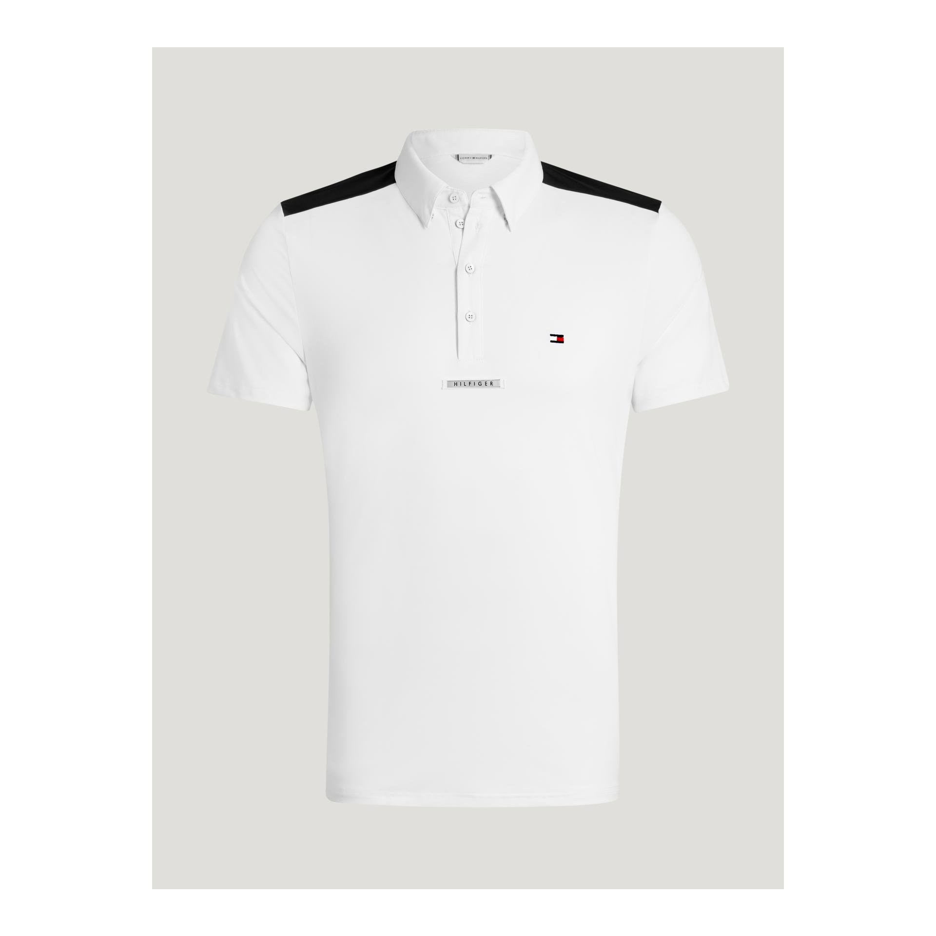 Tommy Hilfiger Equestrian Turniershirt Hamilton Herren - Optic White - Grösse Bekleidung Herren: XXL