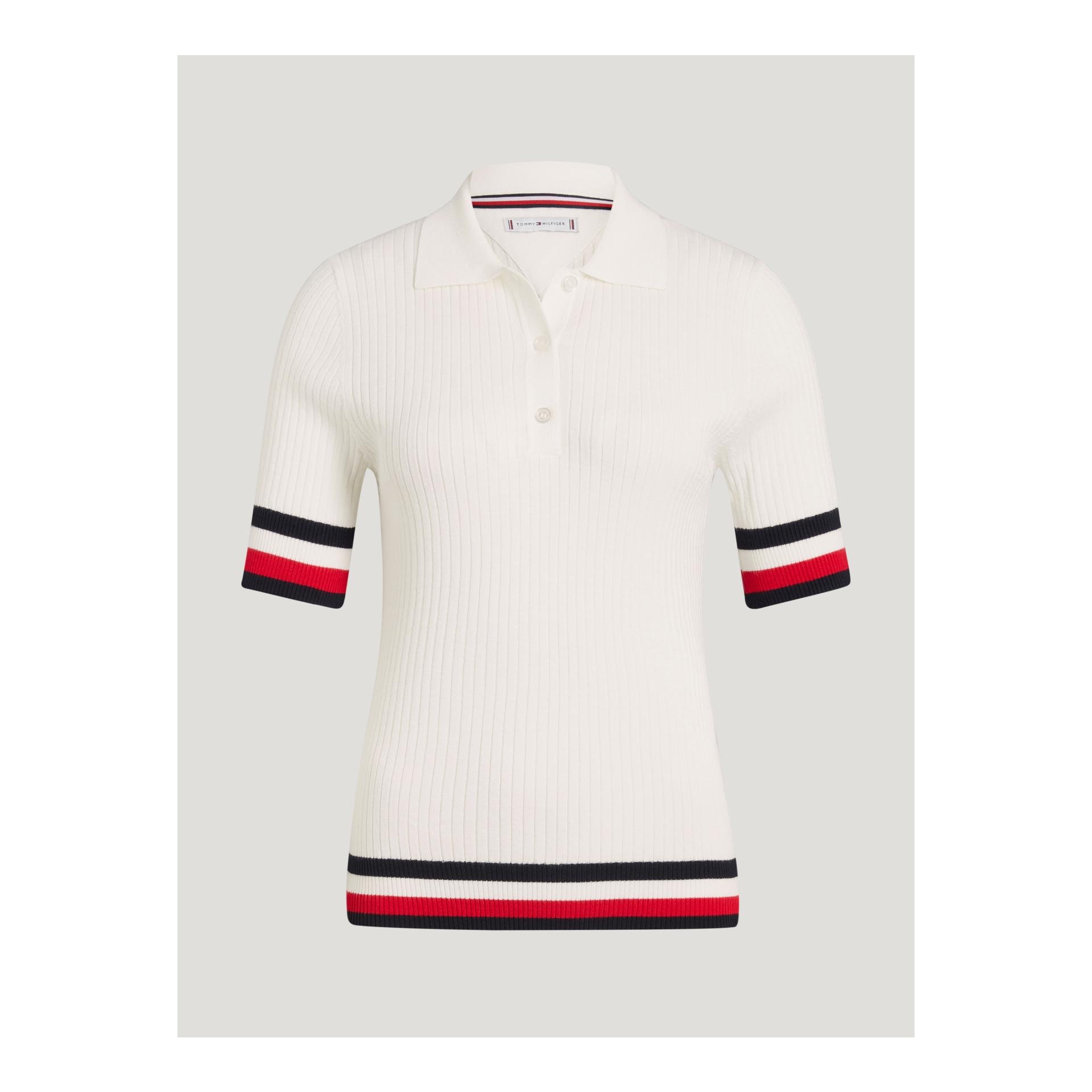 Tommy Hilfiger Equestrian Pullover Polo Lenox Damen - Ecru - Grösse Bekleidung Damen: M, Farbe: Ecru