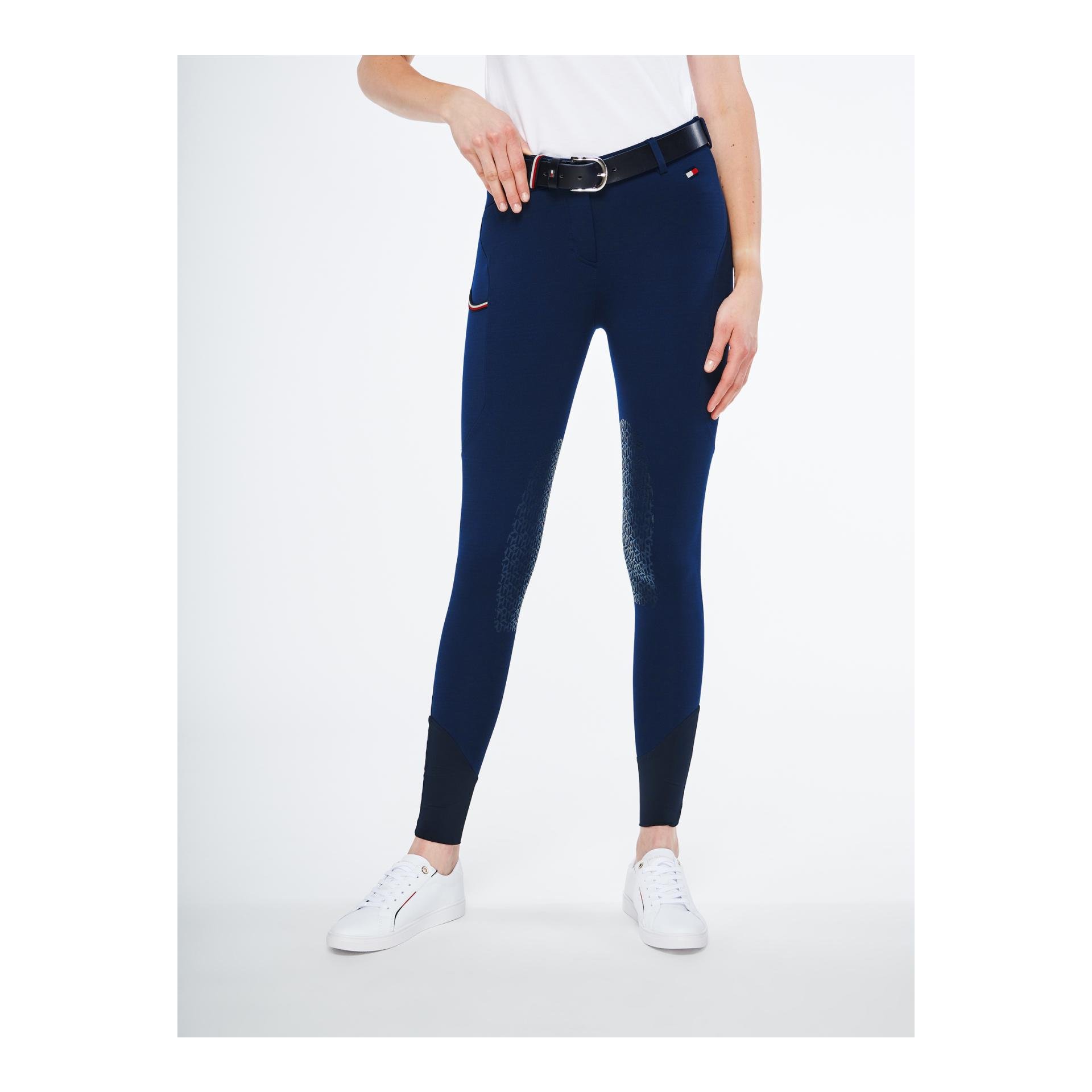 Tommy Hilfiger Equestrian Reithose Performance Kniegrip Damen - Desert Sky - Grösse Bekleidung Damen: XL