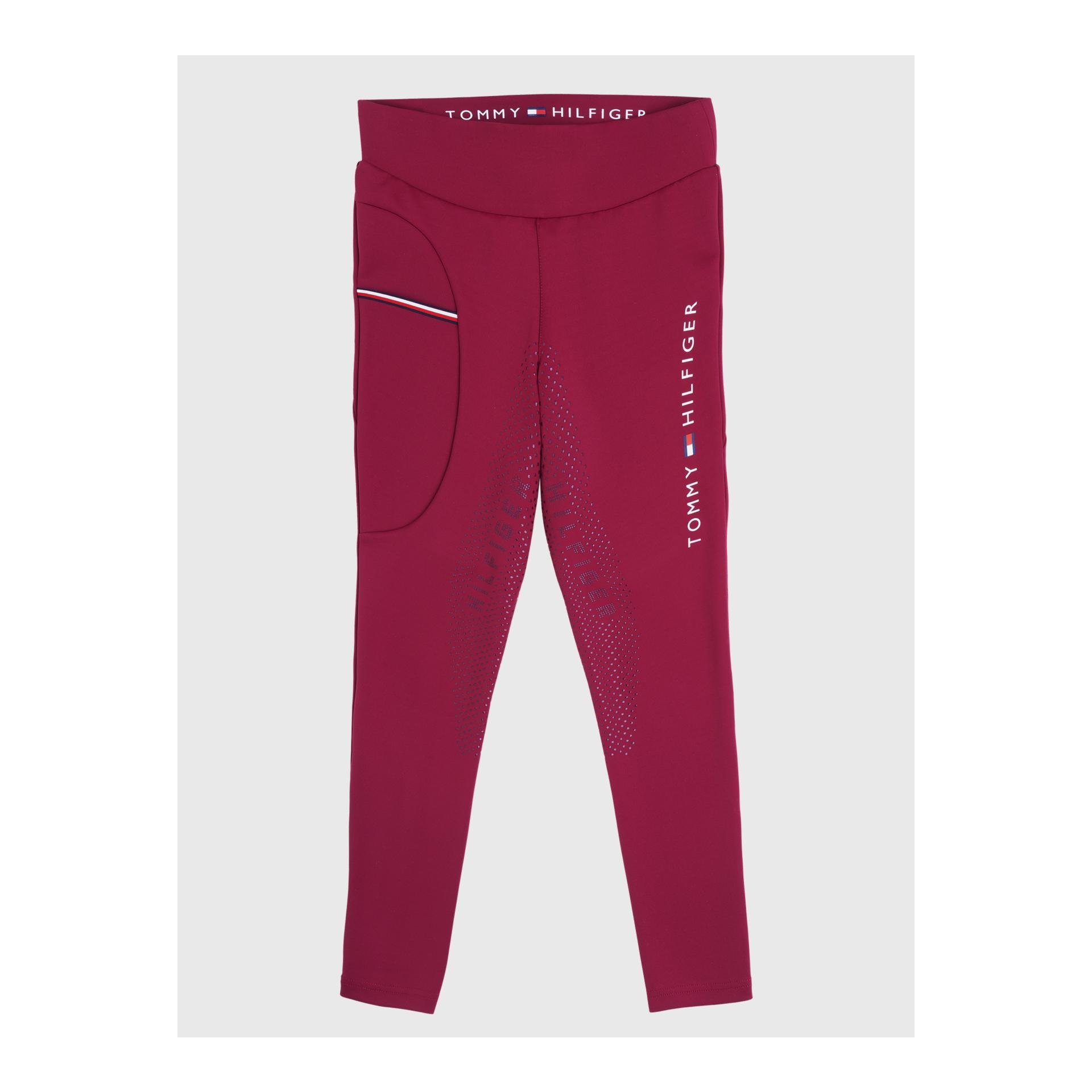 Tommy Hilfiger Equestrian Reitleggings Elmira Winter Vollbesatz Damen - Rouge - Grösse Bekleidung Damen: XXS, Farbe: Rouge
