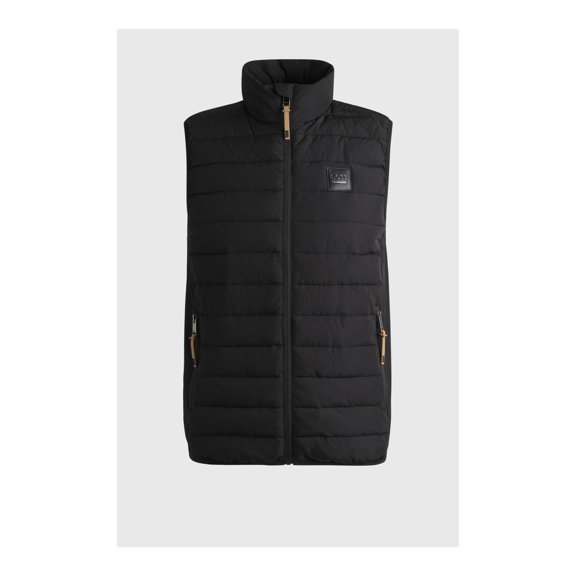 BOSS Equestrian Weste Puffer Leicht Ashton Herren - Black - Farbe: Black, Grösse Bekleidung Herren: M