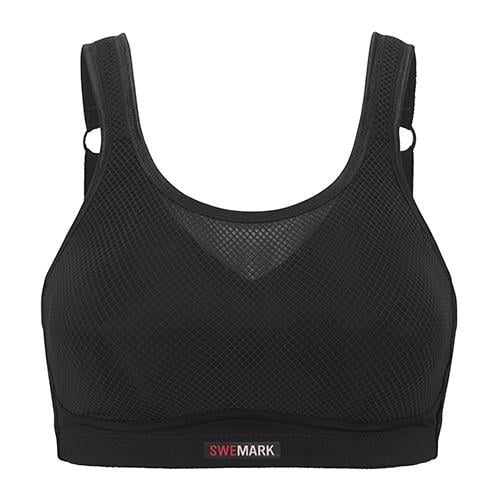 Swegmark Sport BH Magic - schwarz Farbe: Schwarz, Grösse Unterwäsche: 90C