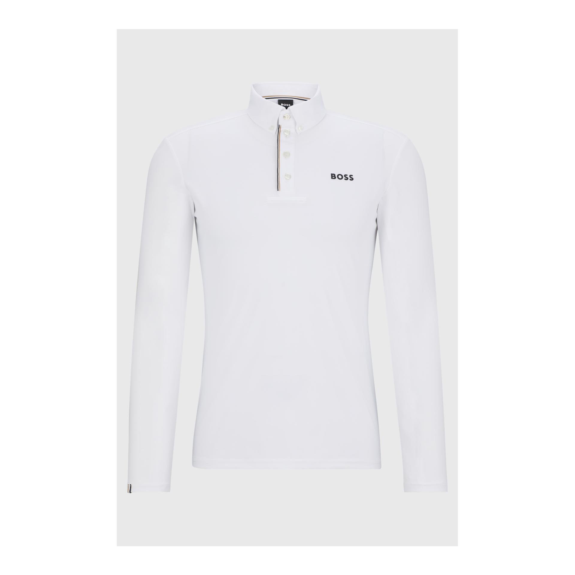 BOSS Equestrian Turniershirt Nick Herren - White - Grösse Bekleidung Herren: XL