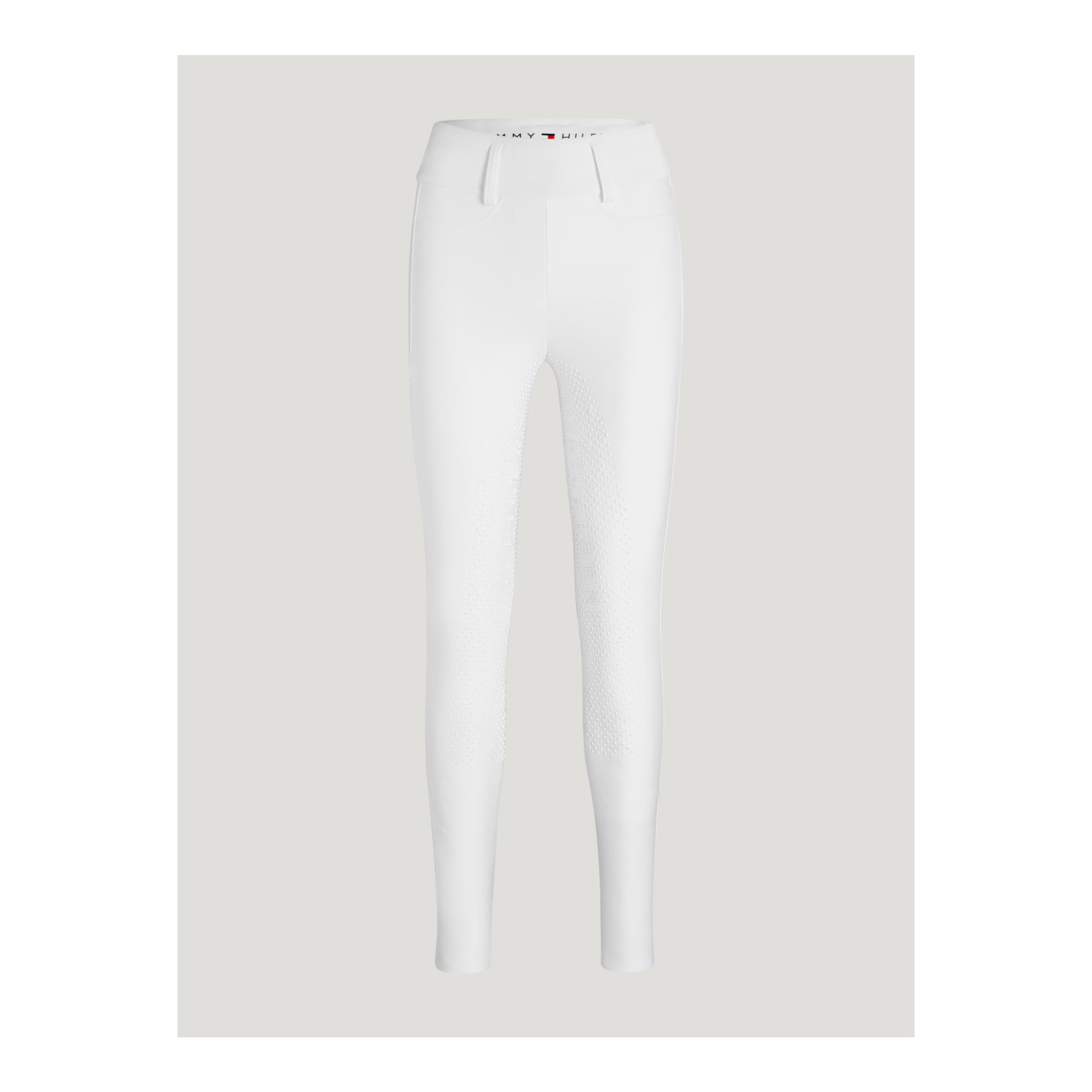 Tommy Hilfiger Equestrian Reithose Highland Vollgrip Damen - Optic White - Grösse Bekleidung Damen: XL, Farbe: Optic White