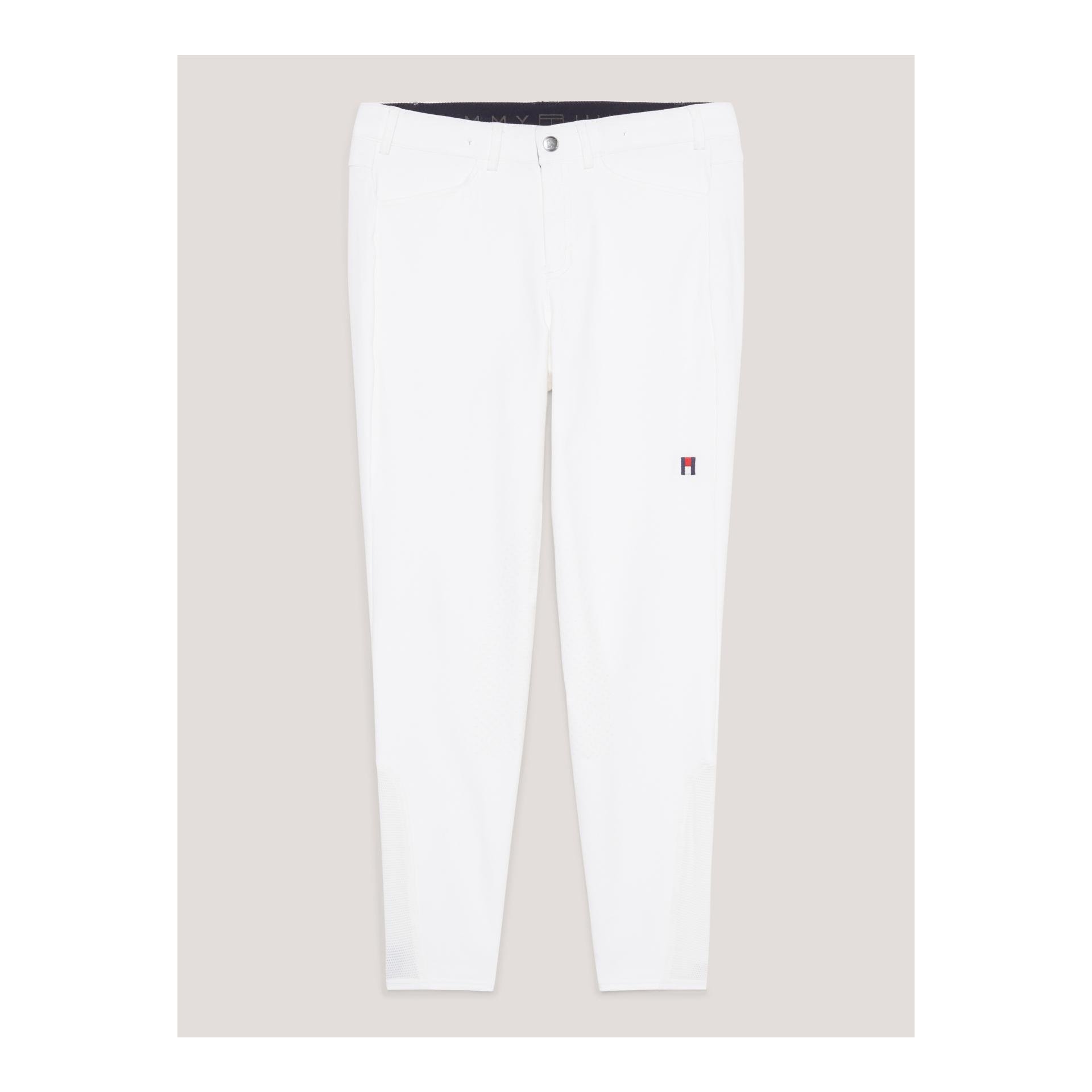 Tommy Hilfiger Equestrian Reithose Pro Kniegrip Herren - Optic White - Farbe: Optic White, Grösse Bekleidung Herren: S
