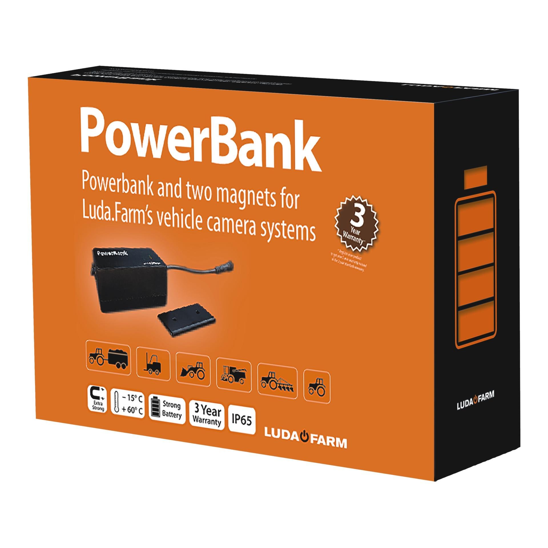 LudaFarm PowerBank 25000 - Schwarz -