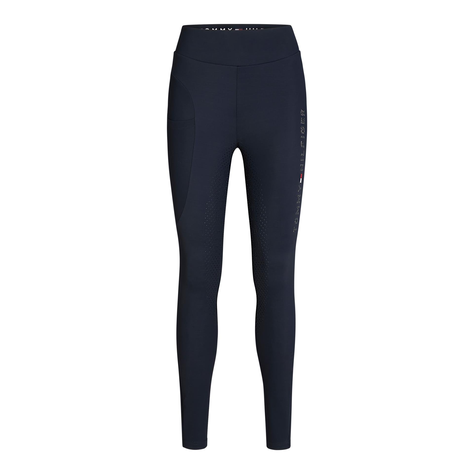 Tommy Hilfiger Equestrian Reitleggings Elmira Winter Vollbesatz Strass Damen - Desert Sky - Grösse: M