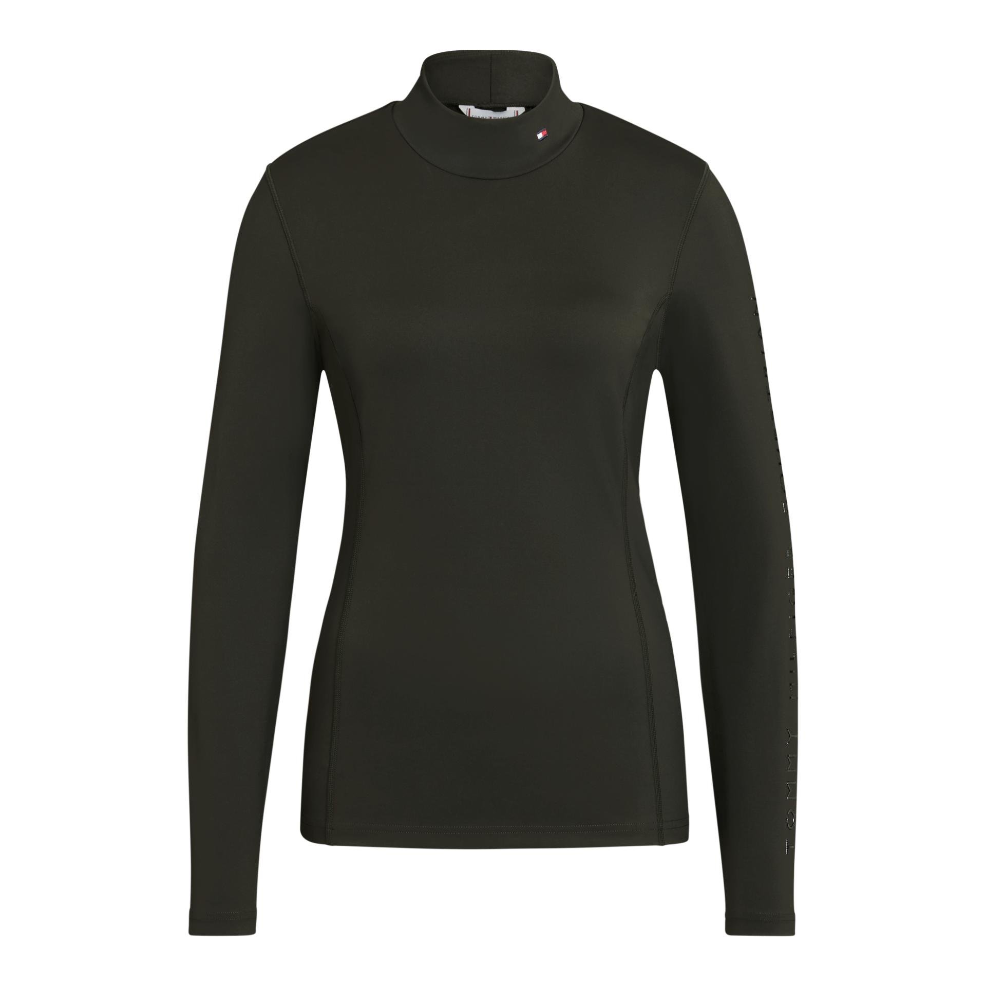 Tommy Hilfiger Equestrian Funktionsshirt Ava High Neck Damen - Pine - Grösse: XL