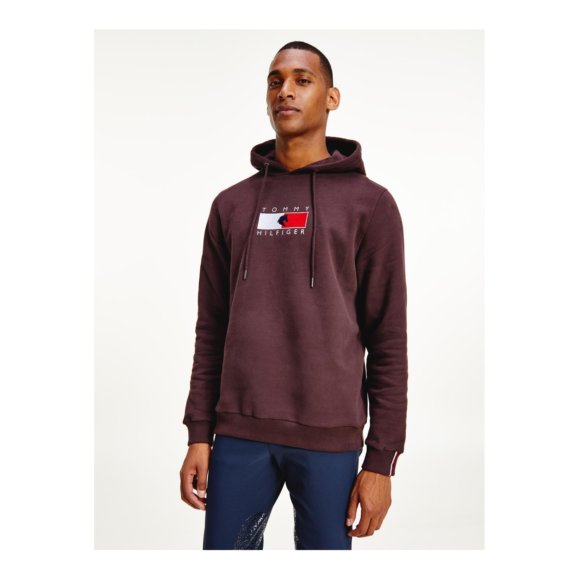 Tommy Hilfiger Equestrian Hoody TH Equestrian Statement Herren - Brookwood - Grösse Bekleidung Herren: XL