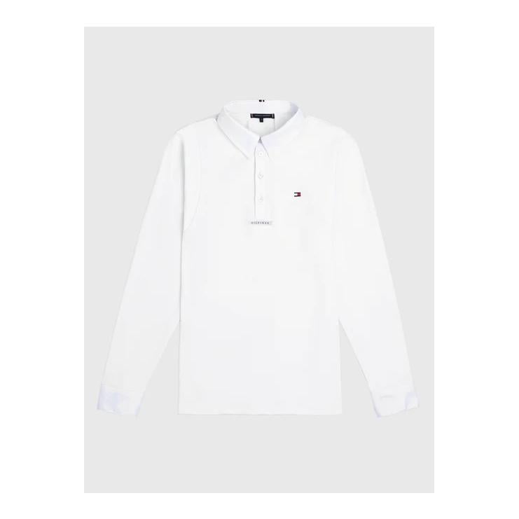 Tommy Hilfiger Equestrian Turniershirt Columbus Herren - Optic White - Grösse Bekleidung Herren: XL