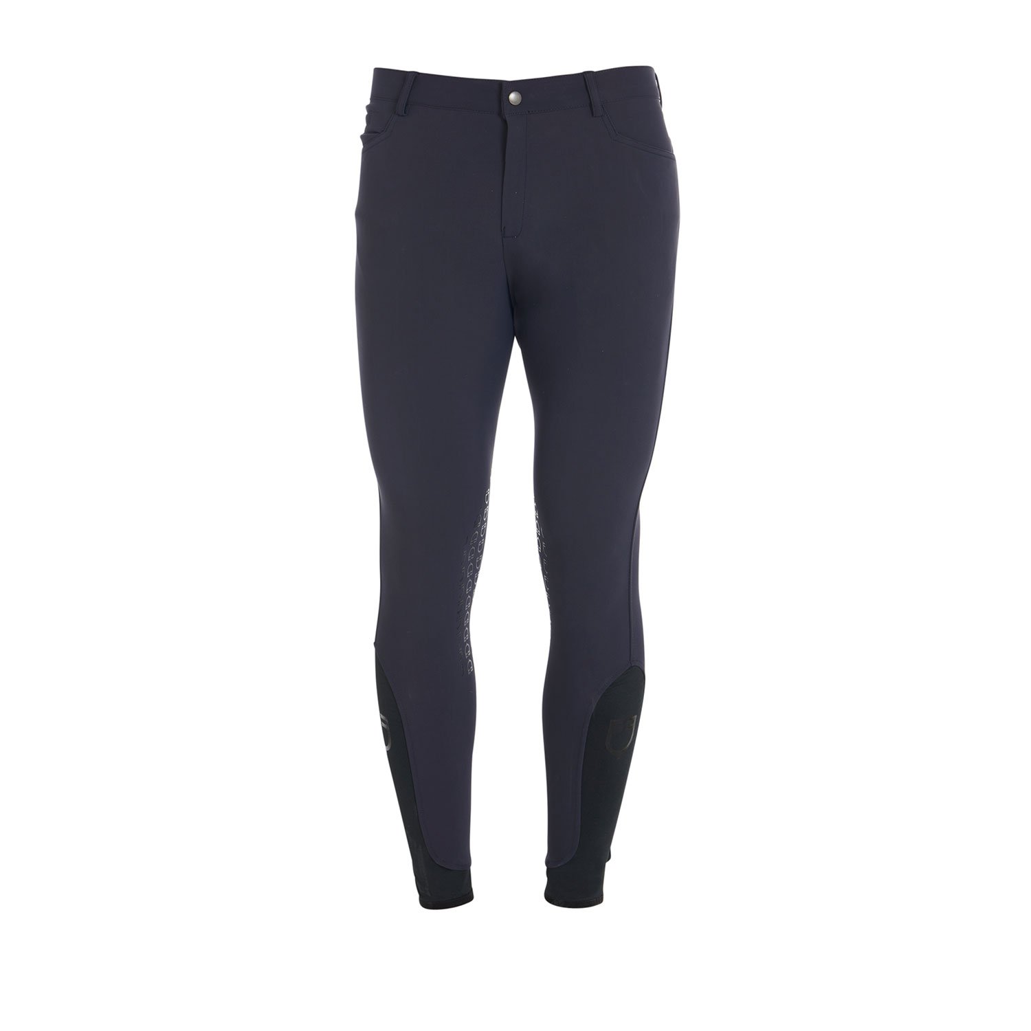 Equestro Reithose Caspar Kniebesatz Herren - Navy - Kleidergrösse Herren DE/IT: DE: 48 / IT: 54, Farbe: Navy