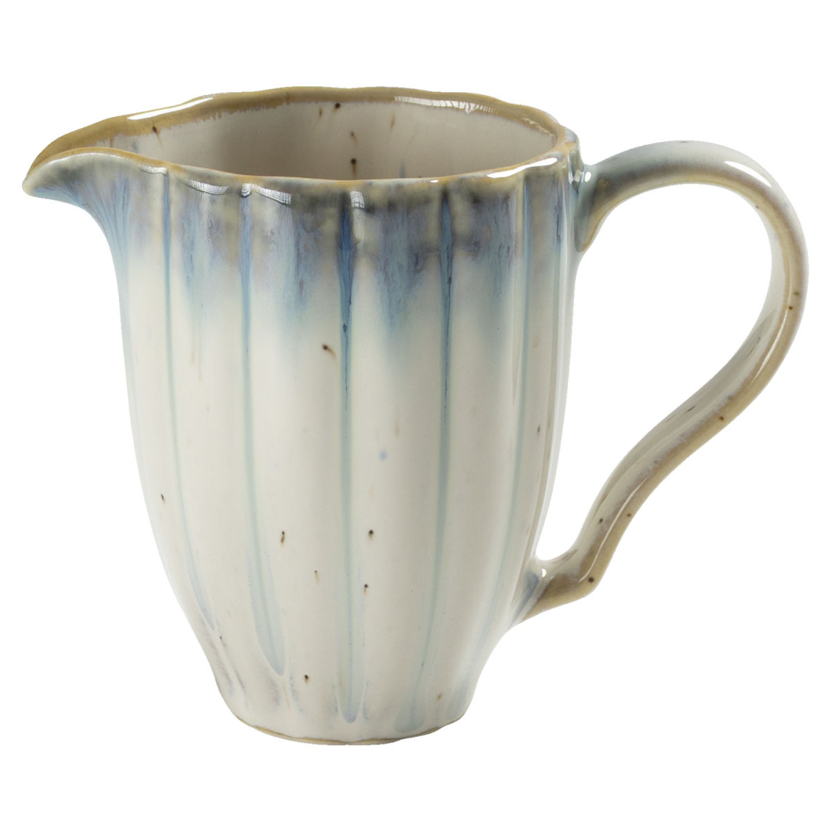 VEGA Milch - & Saucenkännchen Flora; 110 ml, 5.9x7.9 cm (ØxH); blau/beige; 6 Stück / Pack