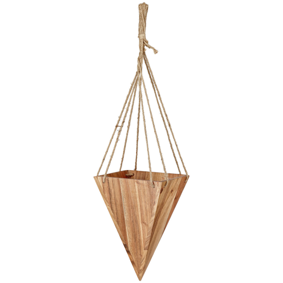 VEGA Pflanztopf Bosso hängend; 20x20x30 cm (LxBxH); braun; pyramidenförmig