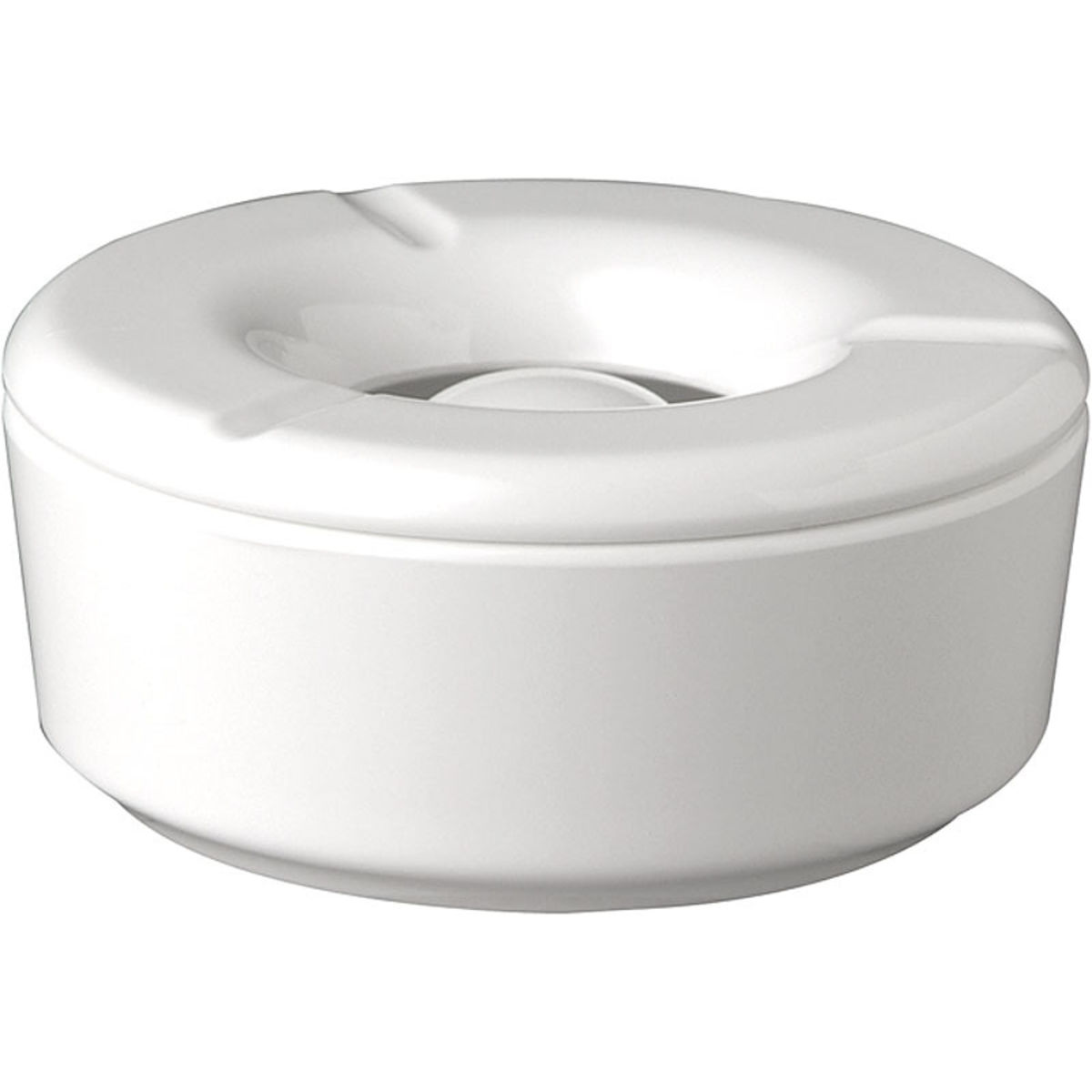 APS Wind-Aschenbecher CASUAL; 11.5x5 cm (ØxH); weiss