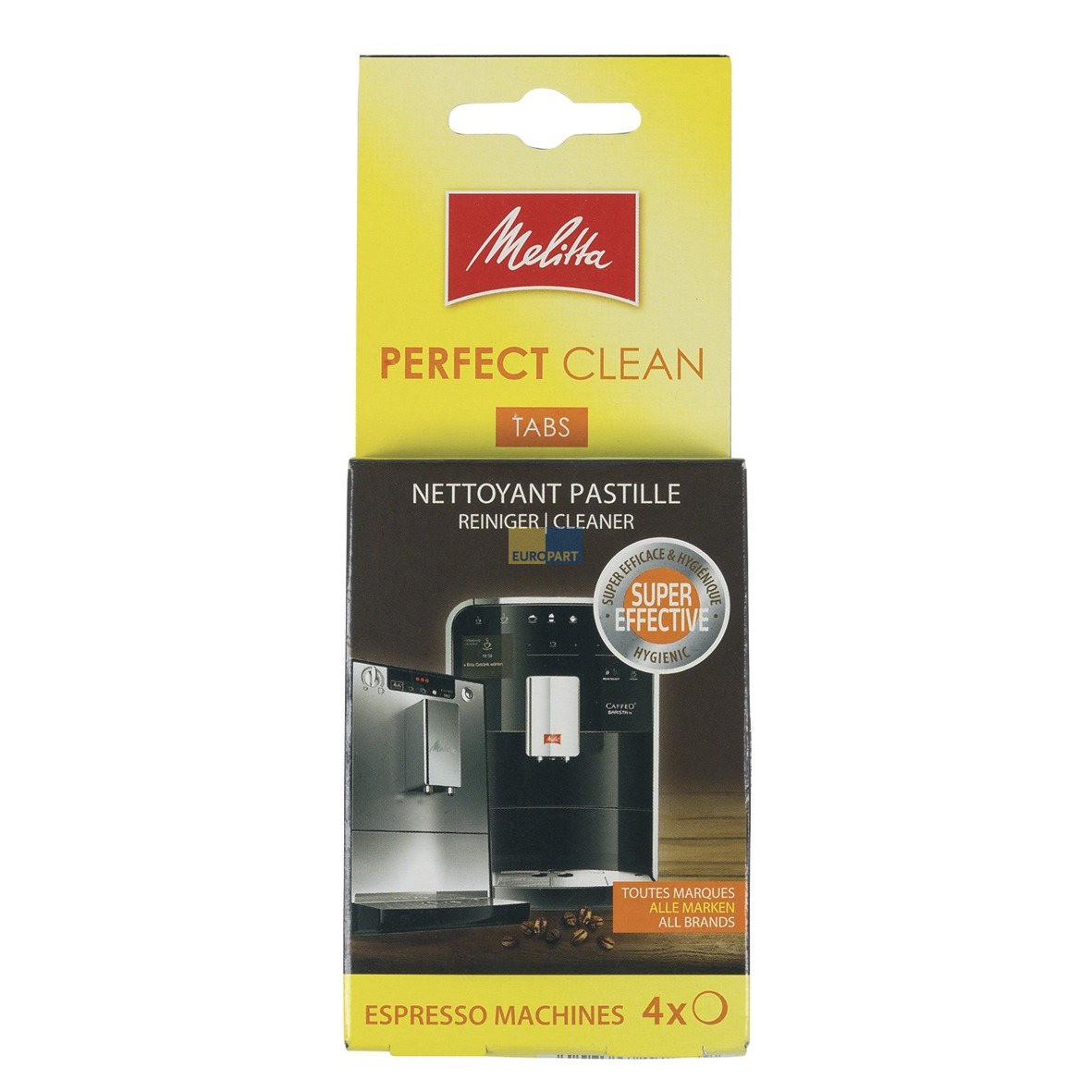 Reinigungstabletten Melitta Perfect Clean für Kaffeemaschine Kaffeeautomat 4Stk (EA-6762481)