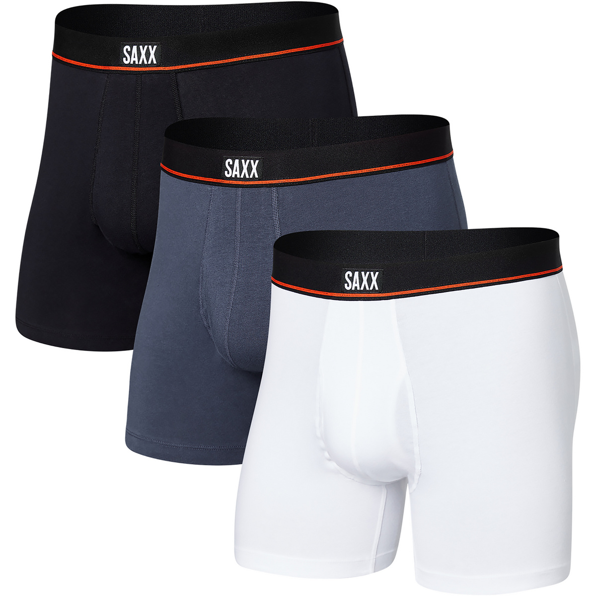 Saxx Underwear Herren Non-Stop Stretch Cotton 3er Pack Unterhosen