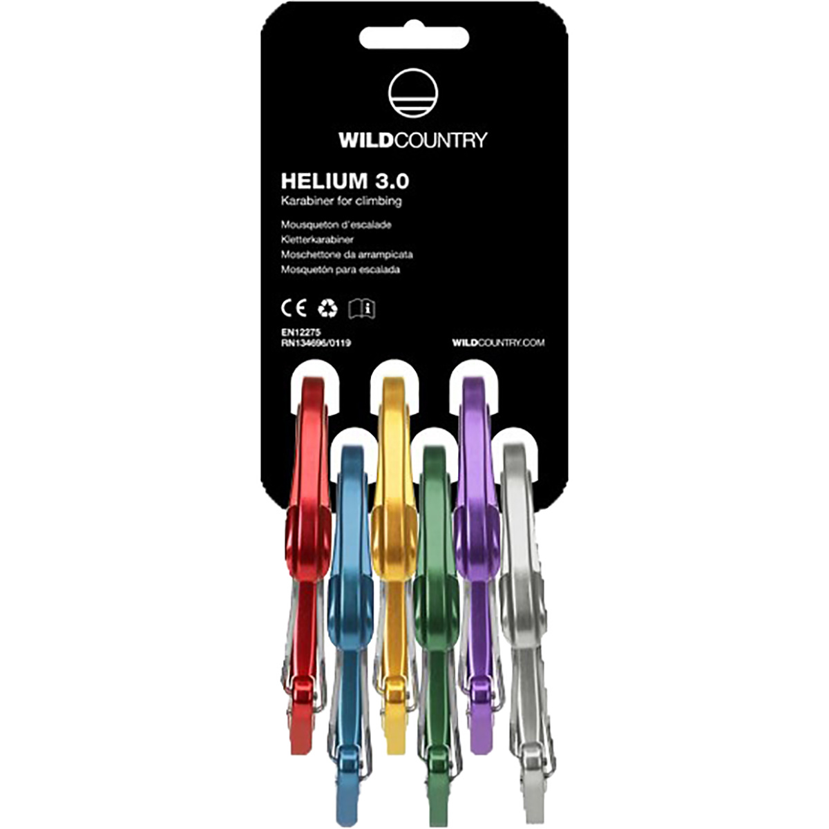 Wild Country Helium 3.0 Rack 6er Pack