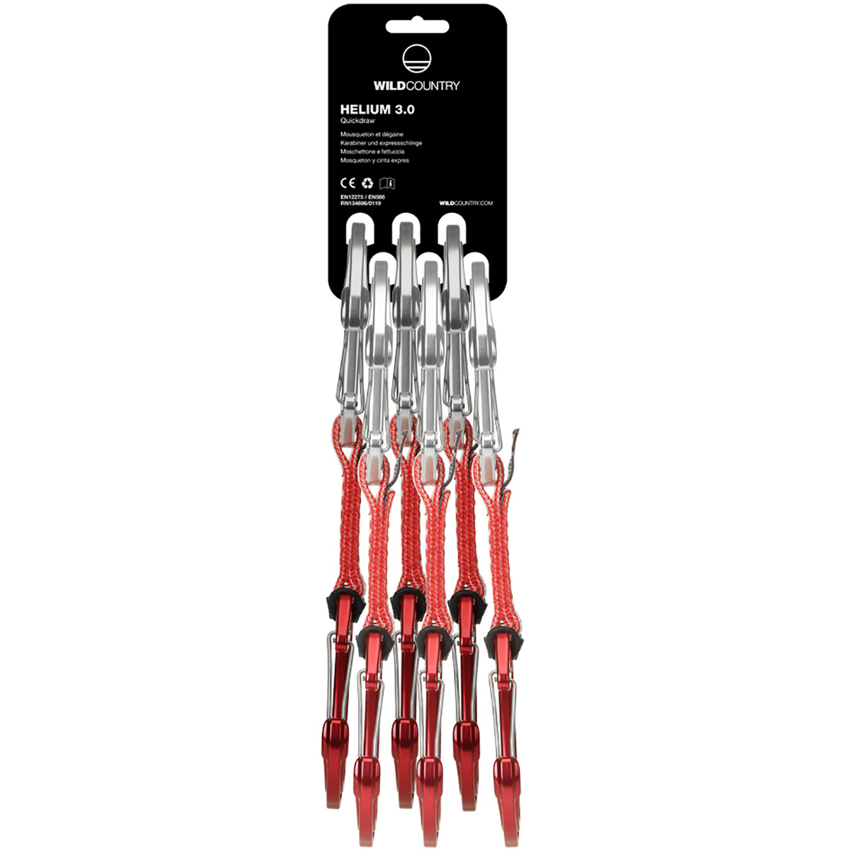 Wild Country Helium 3.0 Expressset 6er Pack