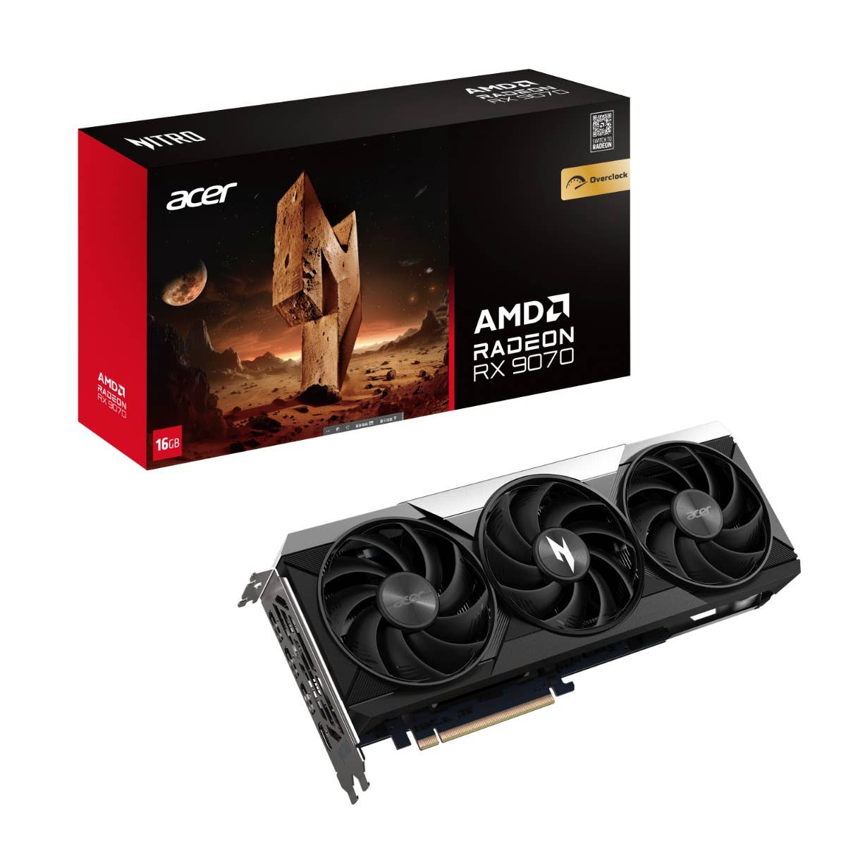 Acer Nitro Grafikkarte Radeon™ RX 9070 OC 16Go