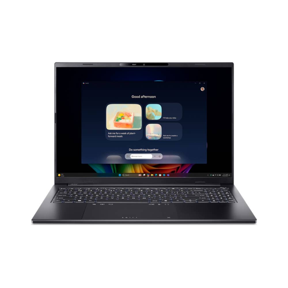Acer Swift Go 16 AI OLED Ultrabook/Laptop, 16' 2K 120Hz, Intel Core Ultra 9, 32GB RAM, 1TB SSD, Intel ARC GPU, Windows 11 Home, Schwarz