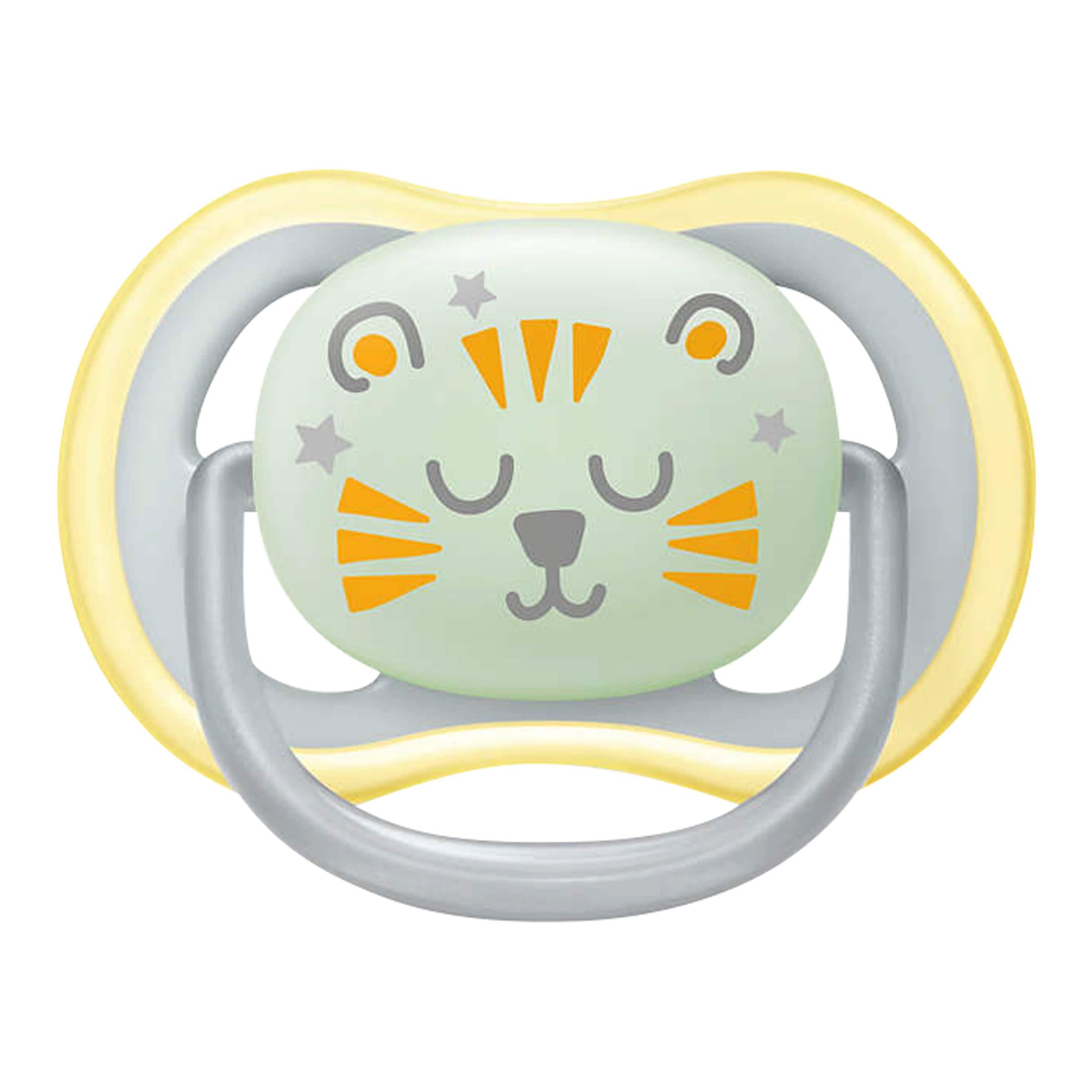 2er-Pack Schnuller Ultra Air nachtleuchtend 18M+ SCF376/01