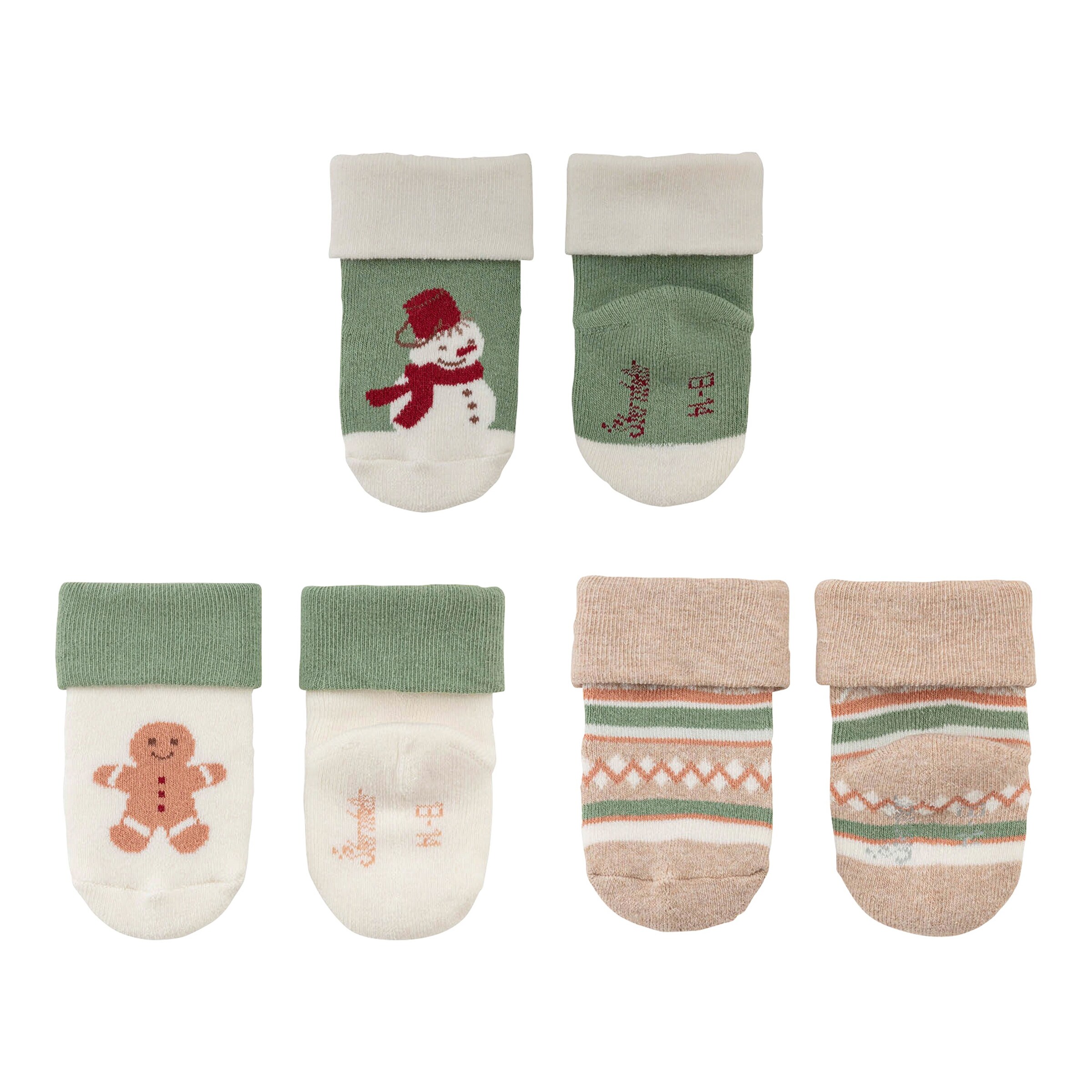 3er-Pack Socken Weihnachten
