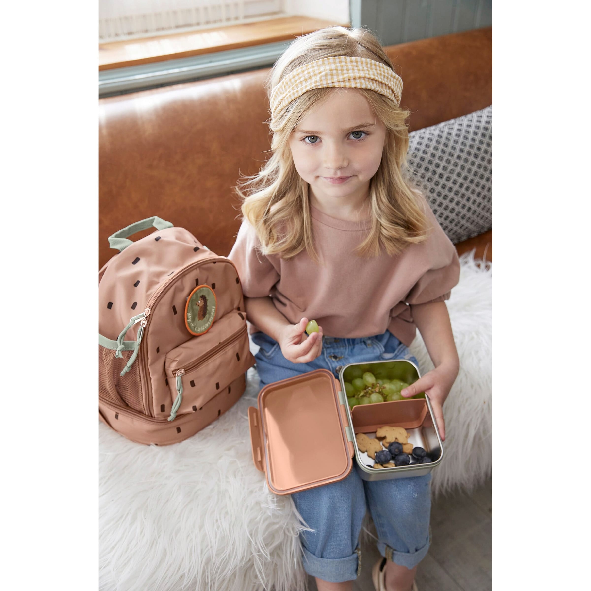 Brotdose Edelstahl Happy Prints